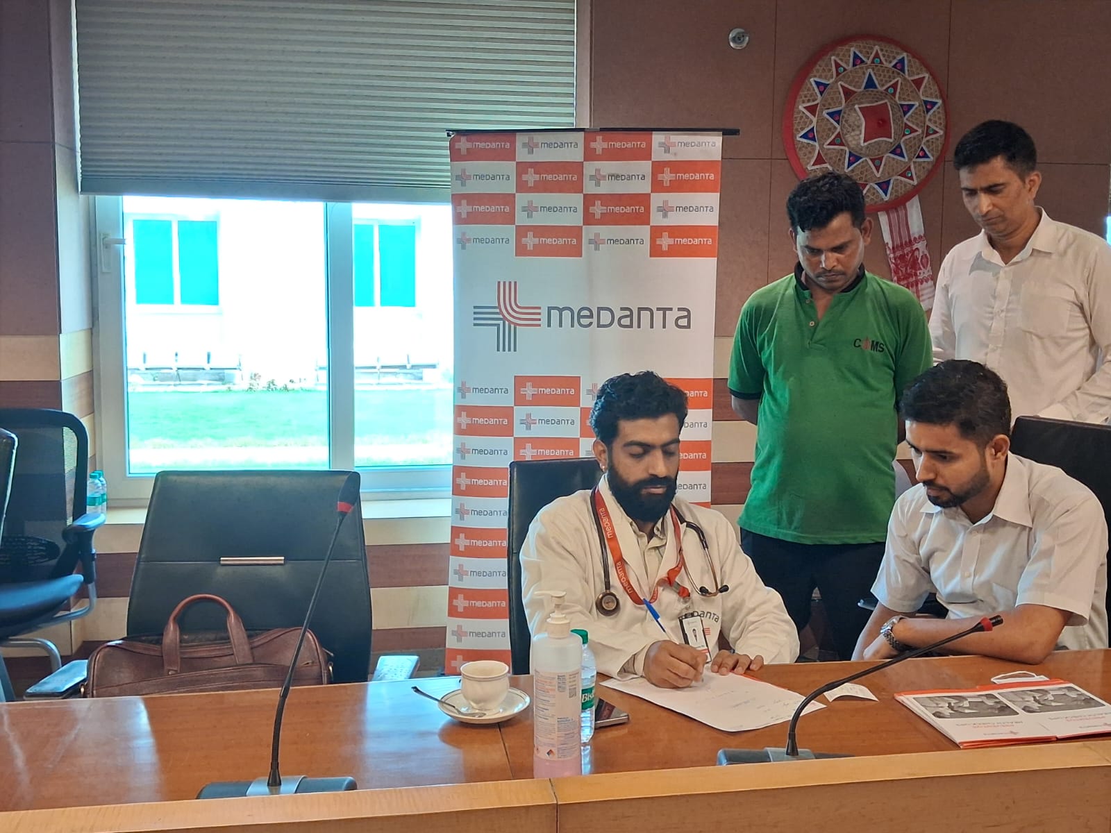 Free health check-up camp organise by Medanta (Photo/ANI)
