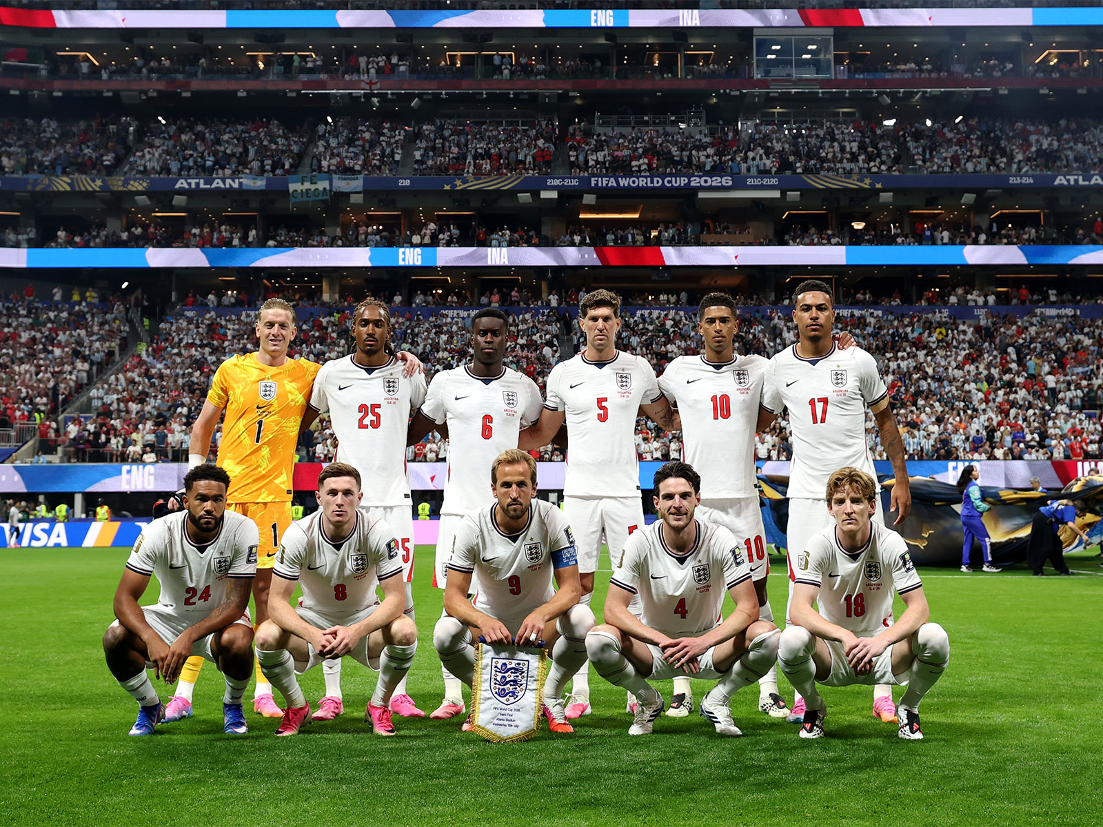 England players during FIFA World Cup 2026. (Photo: X/@England)