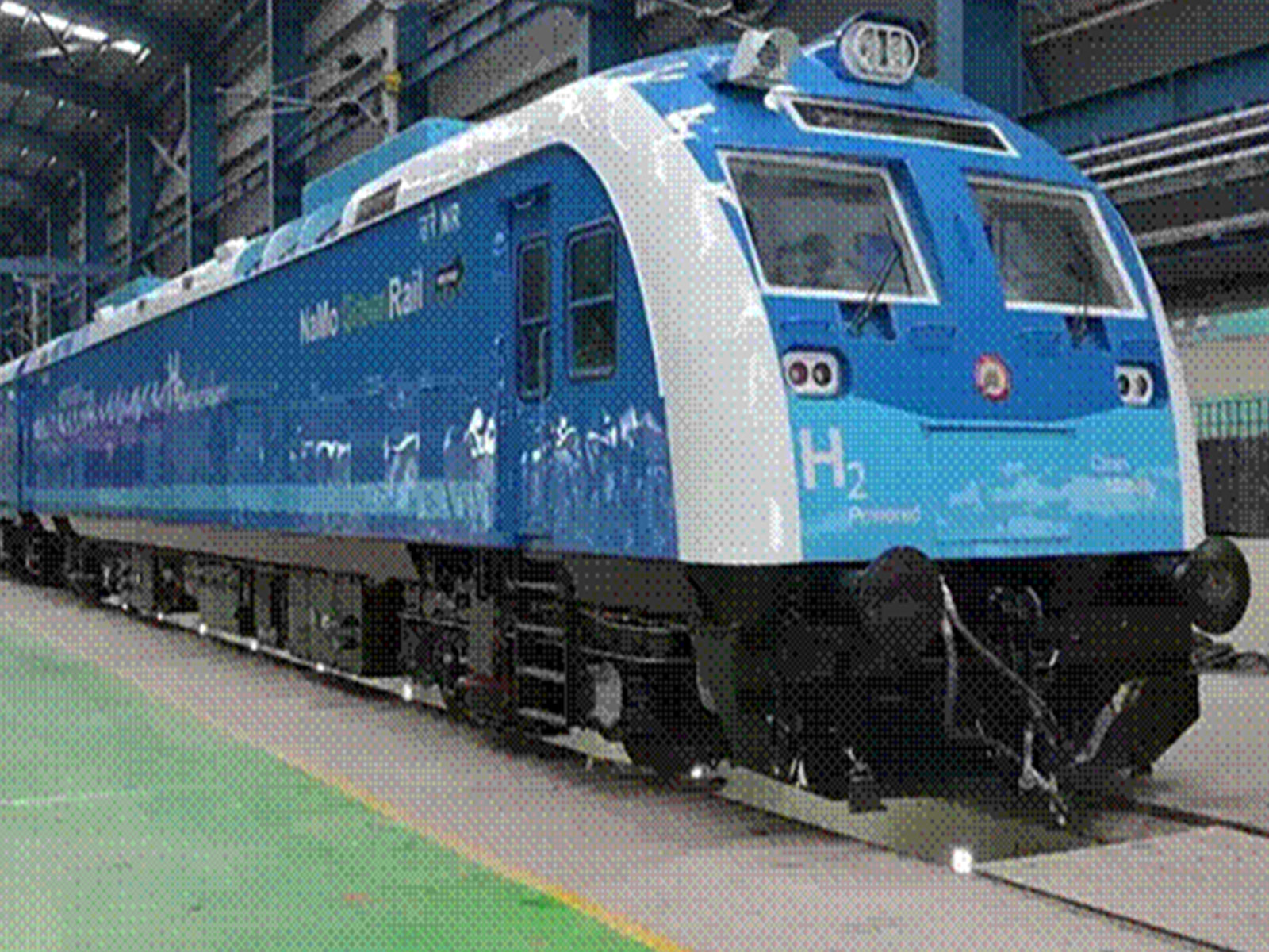 India's first hydrogen powered train (Photo/PIB)
