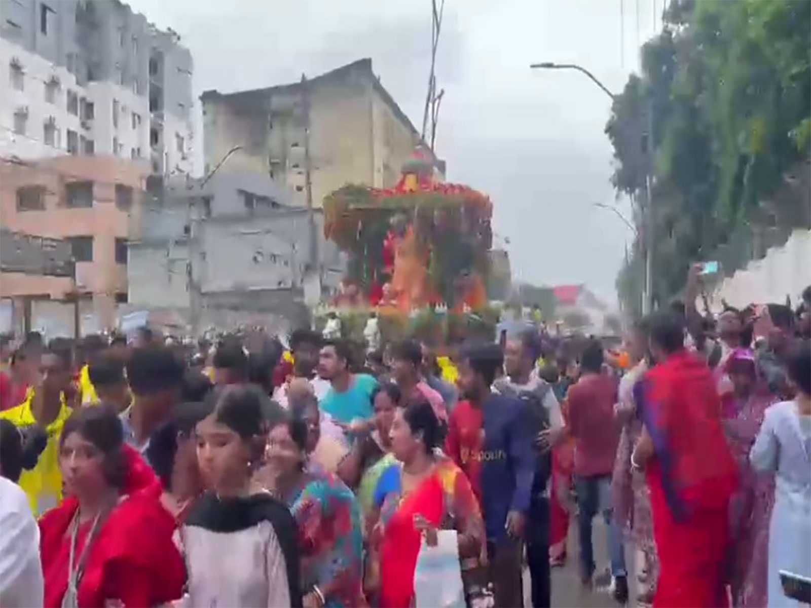 ISKCON Bangladesh organises Rath Yatra Festival in Dhaka (Photo/ANI)