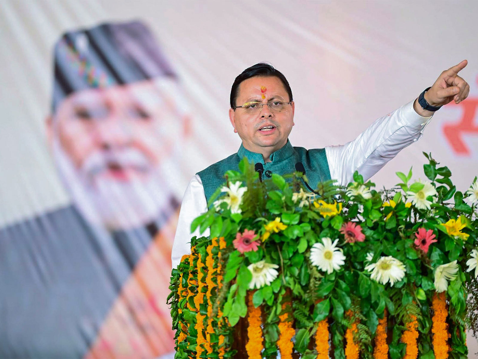  Uttarakhand Chief Minister Pushkar Singh Dhami (Photo/ANI)