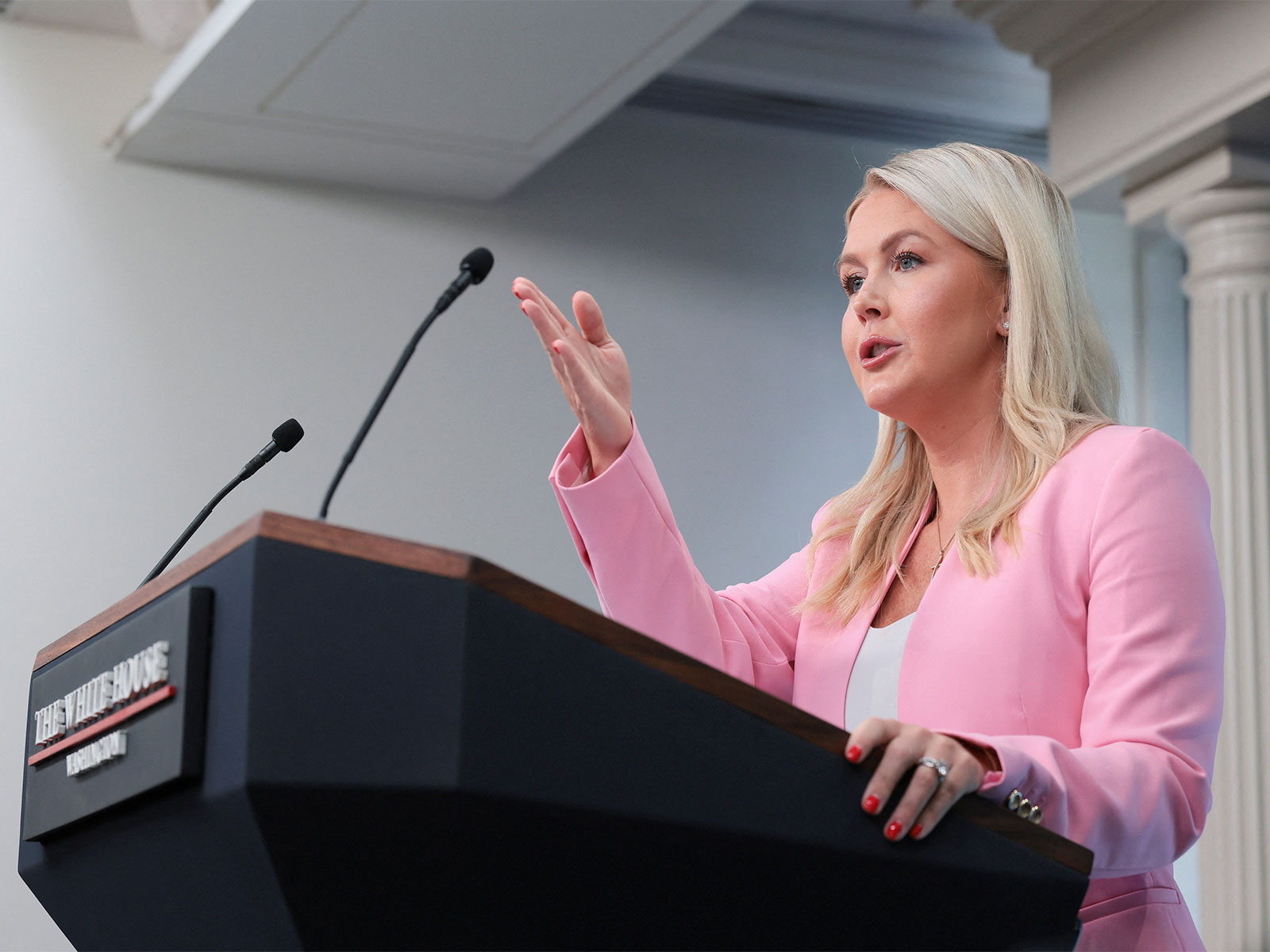 White House Press Secretary Karoline Leavitt (Photo/Reuters)