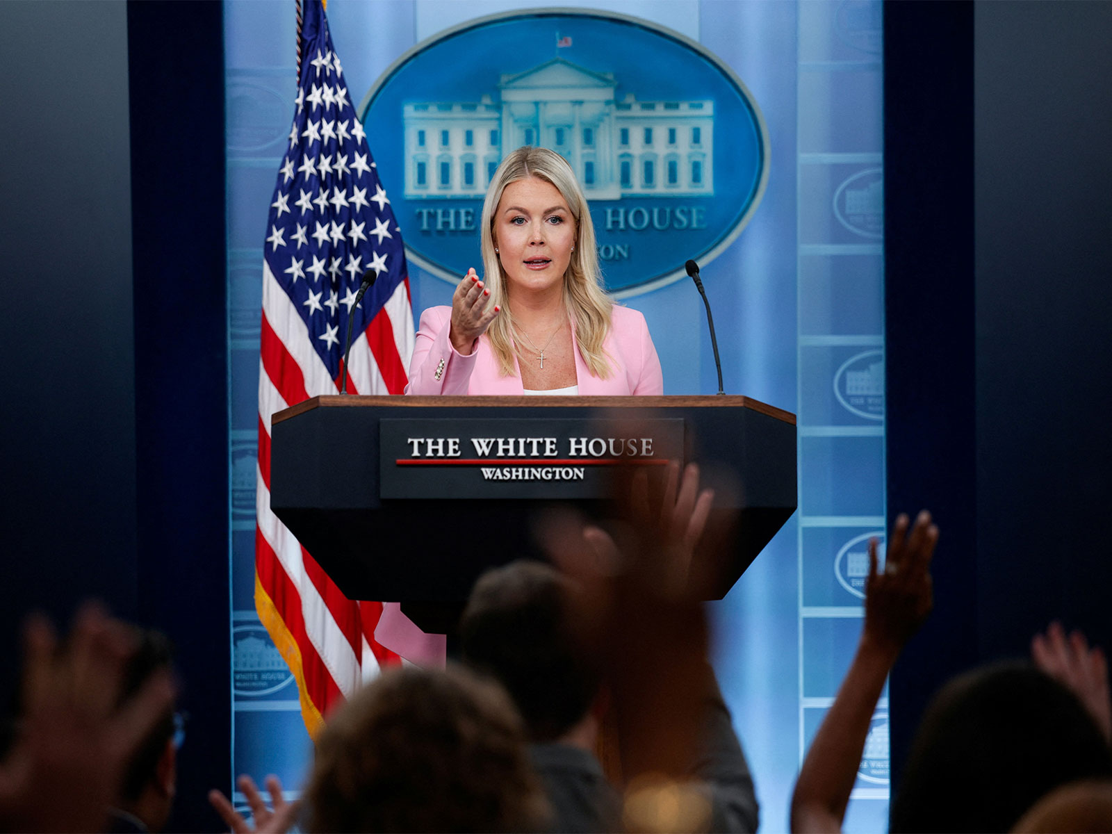 White House Press Secretary Karoline Leavitt (Photo/Reuters)