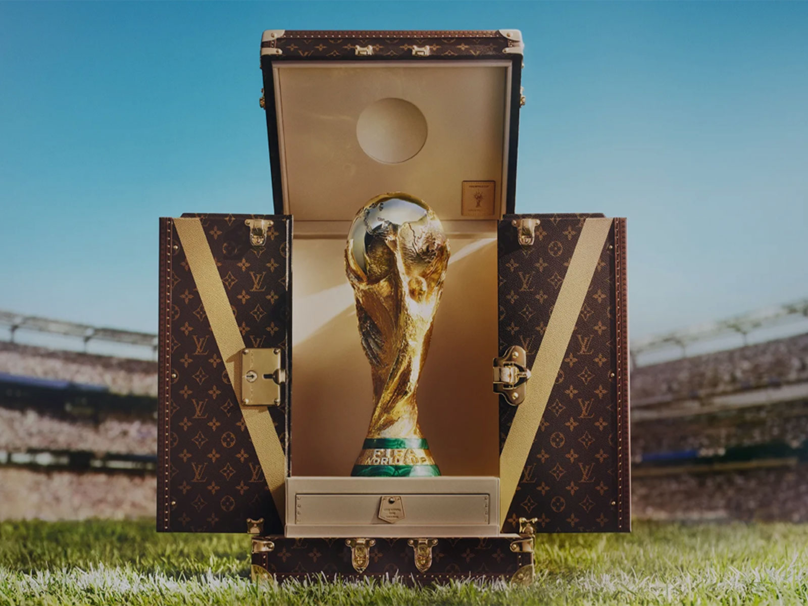 FIFA WC trophy to arrive in bespoke Louis Vuitton trunk for final (Photo: FIFA website)