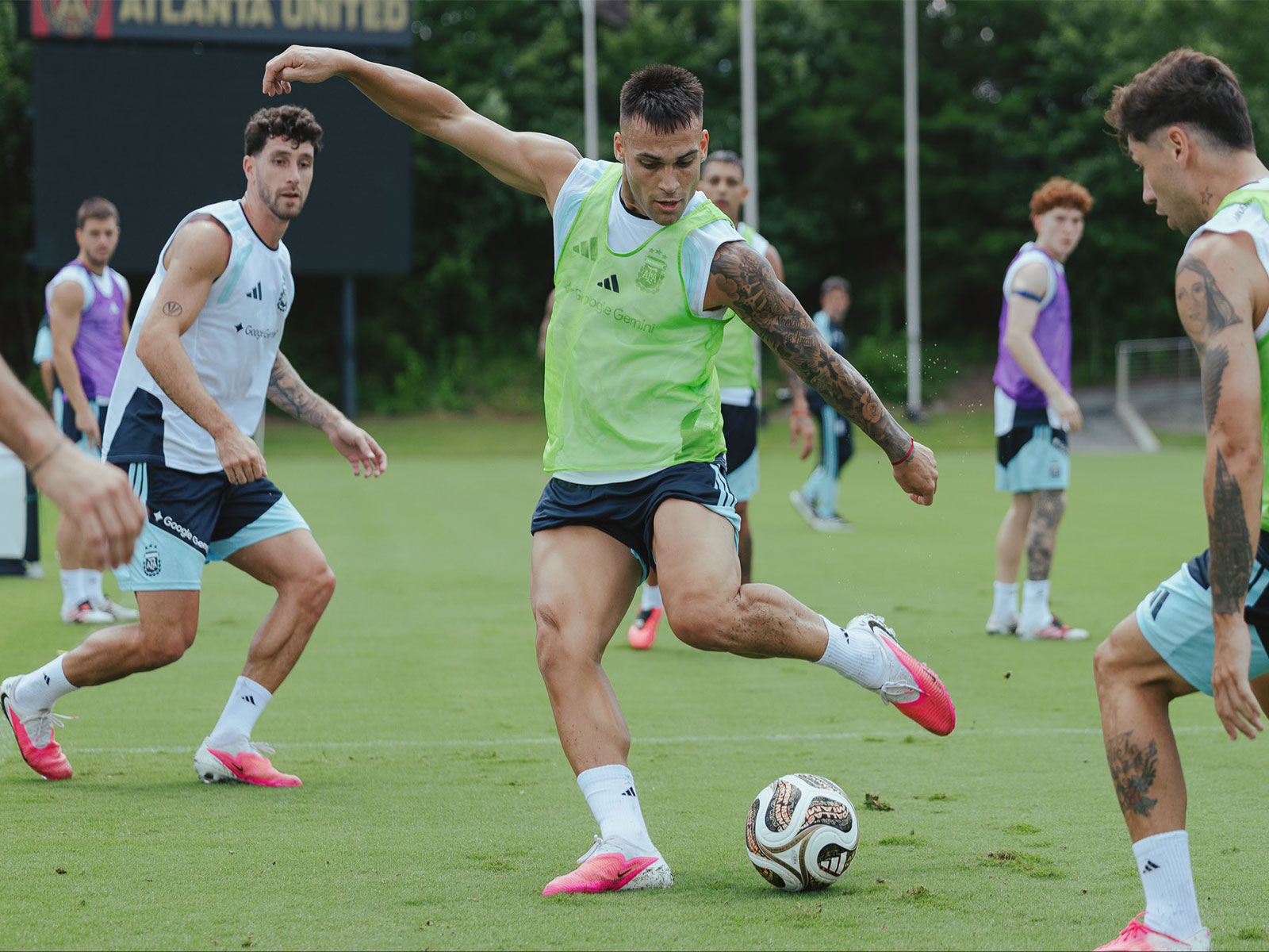 Argentina football team players training (Photo: X/@Argentina)