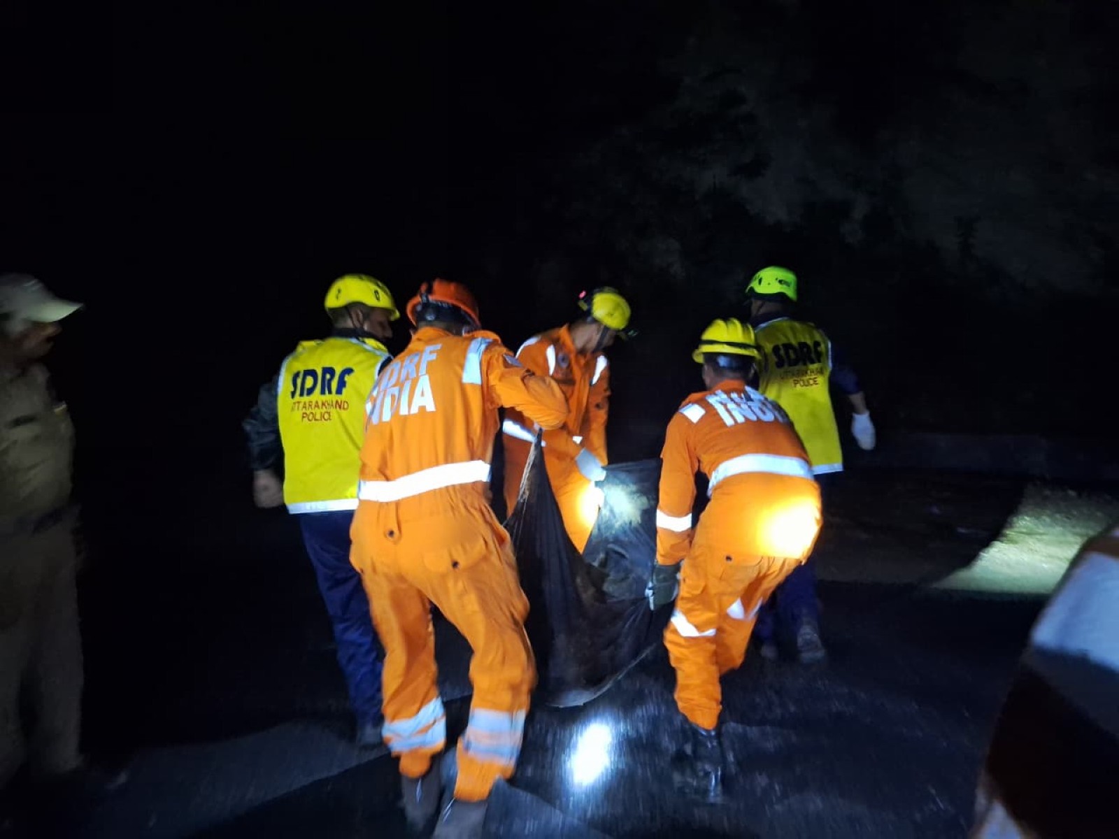 Visual from the spot of the incident (Photo/SDRF)