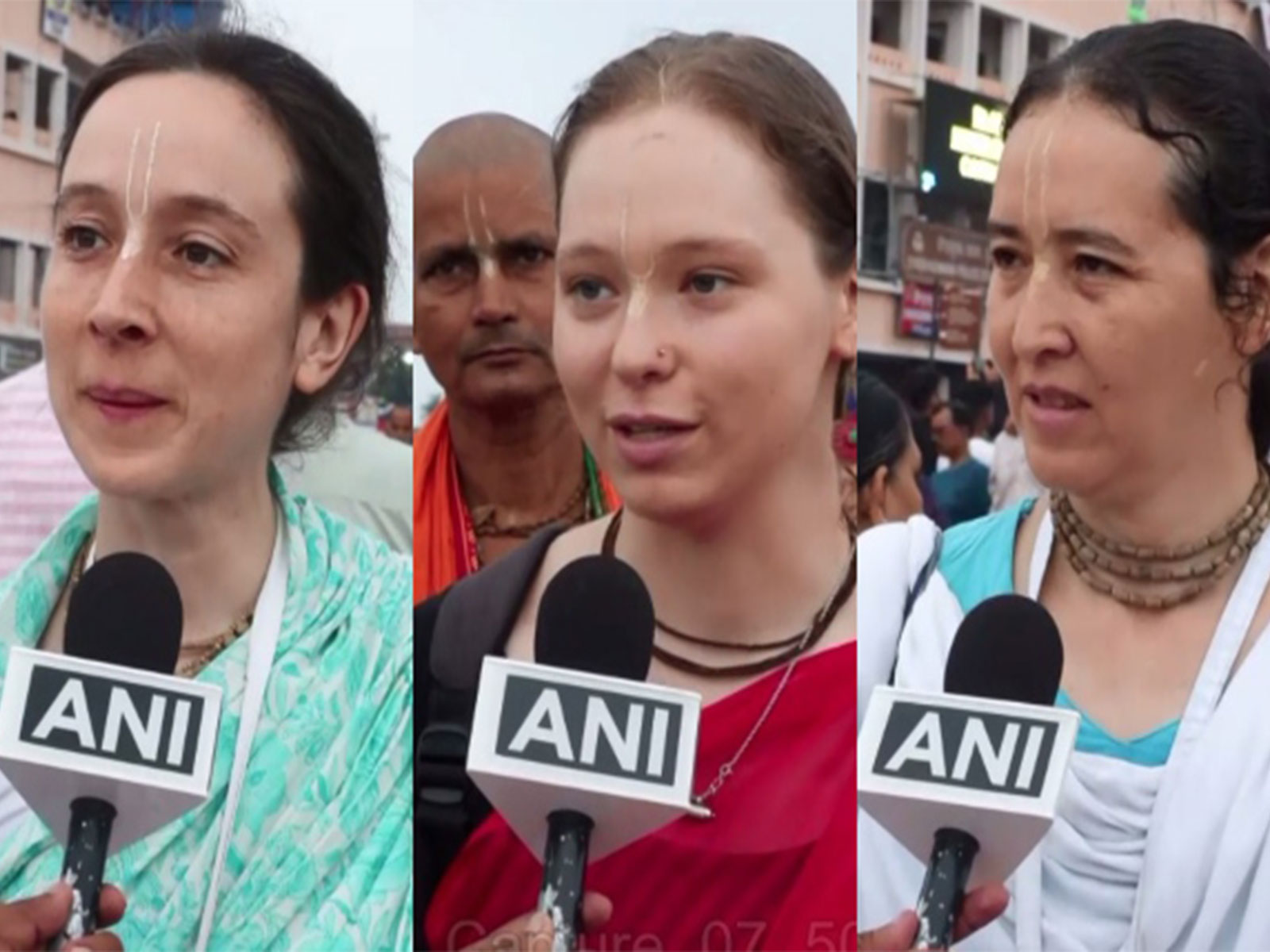 Foreign devotees witness Jagannath Rath Yatra (Photo/ANI) 