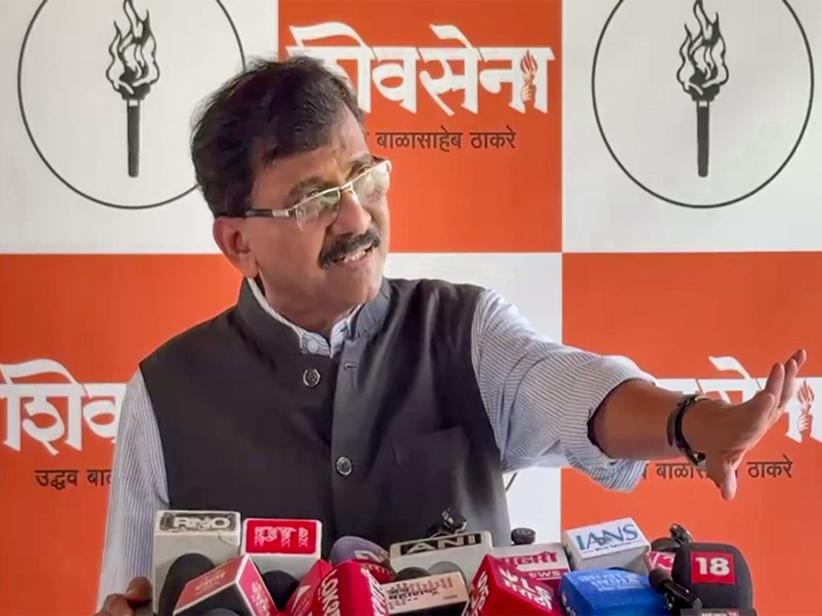 Shiv Sena (UBT) MP Sanjay Raut (Photo/ANI)