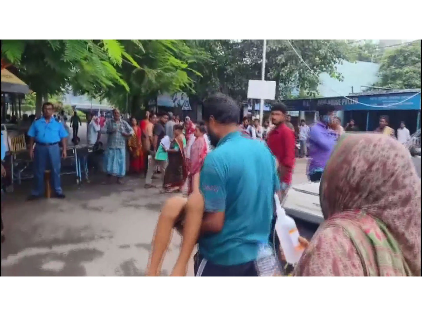 Visual from a local hospital in Murshidabad's Berhampore (Photo/ANI)