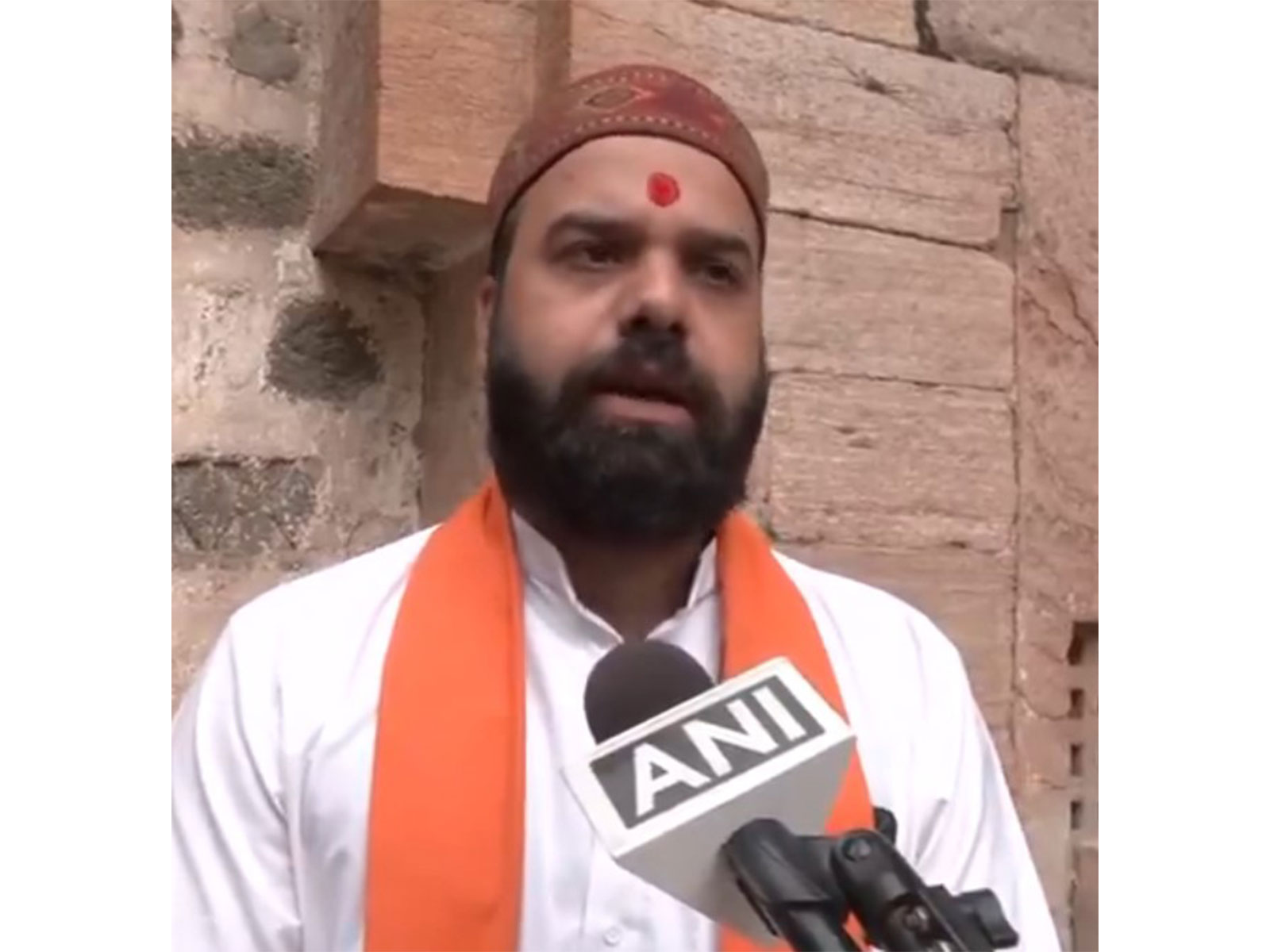 Bhoj Utsav Committee member Sumit Chaudhary (Photo/ANI) 