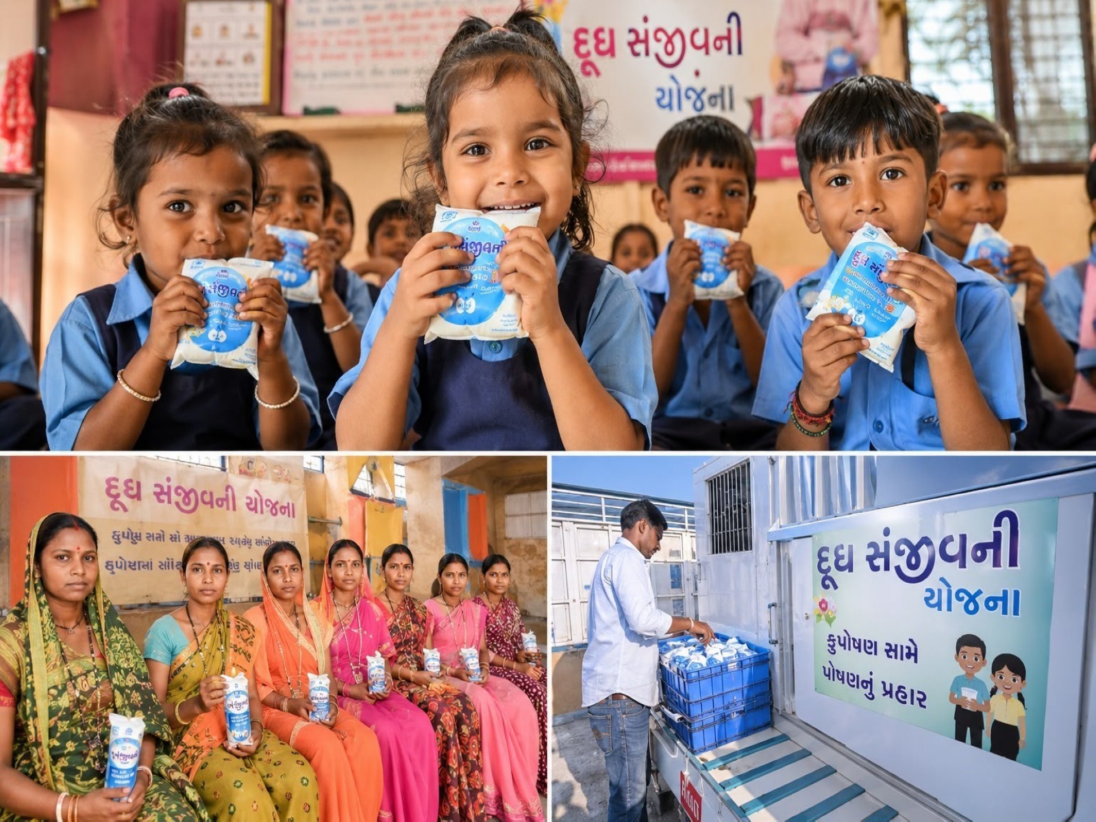 Gujarat govt expands Doodh Sanjeevani Yojana to all tribal ICDS blocks, approves higher-fat milk pilot (Photo/Guj CMO) 
