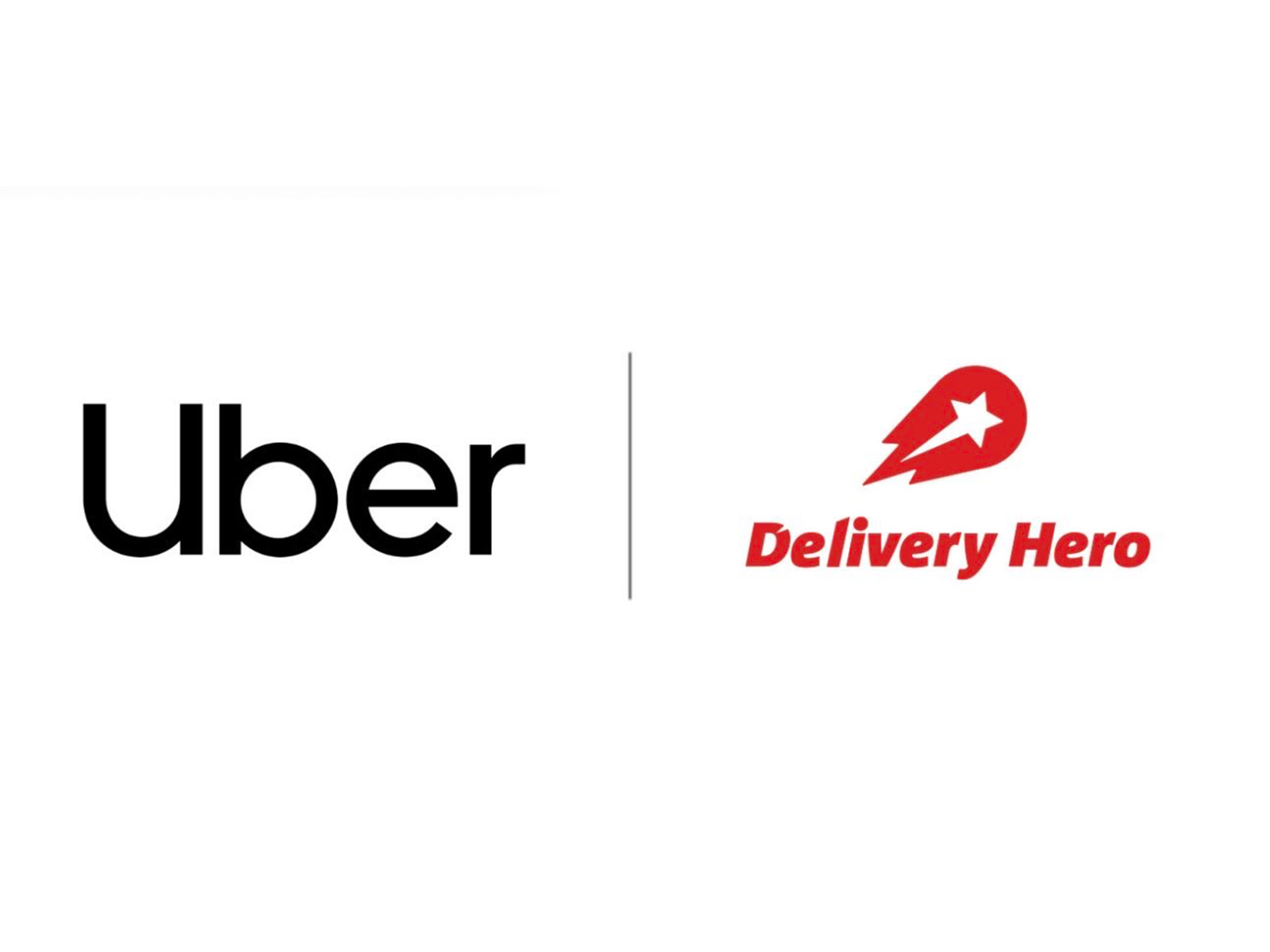 Uber and Deliver Hero logo (Photo/@niklasoestberg)