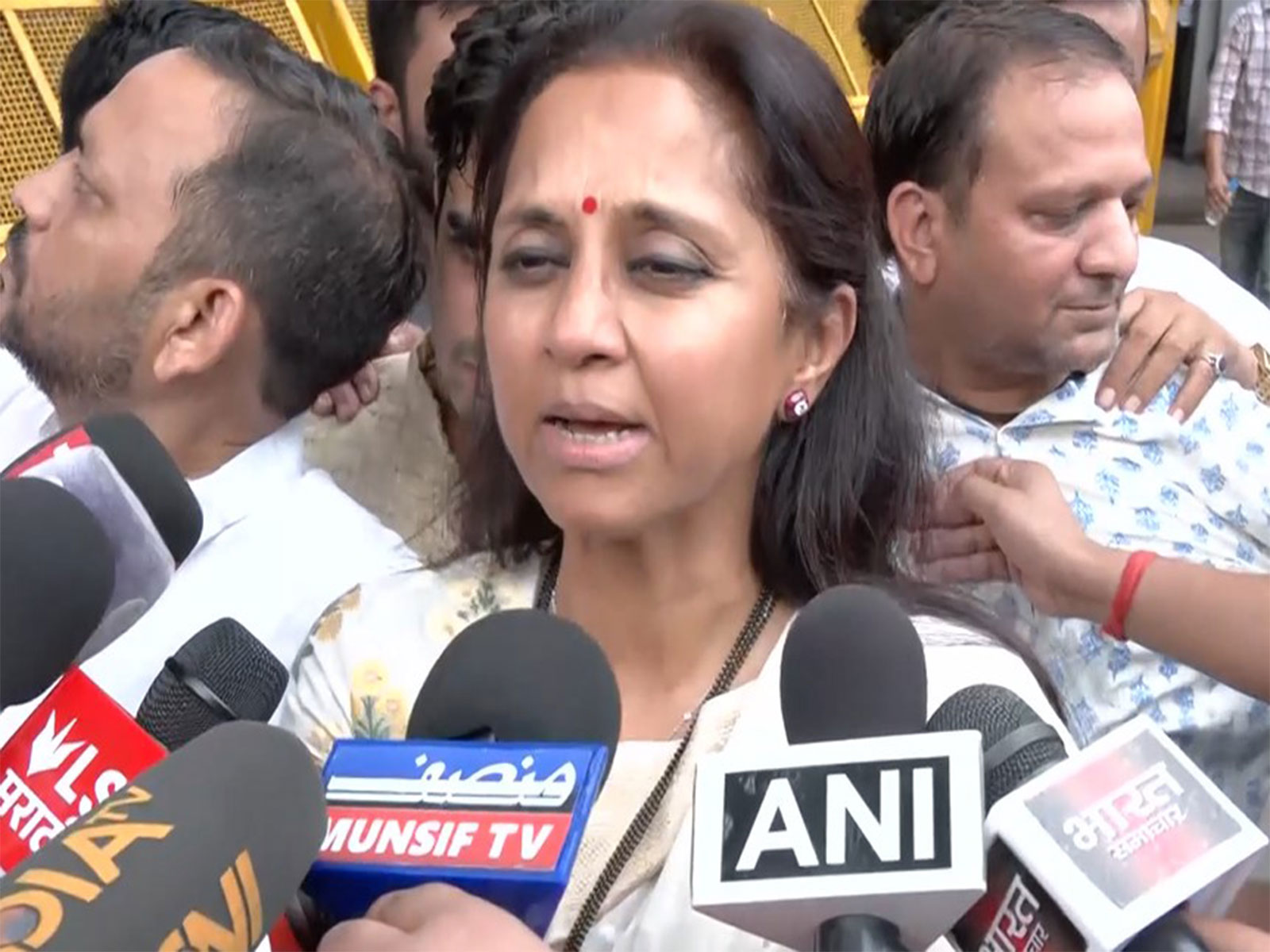 Nationalist Congress Party (Sharadchandra Pawar) MP Supriya Sule (Photo/ANI)