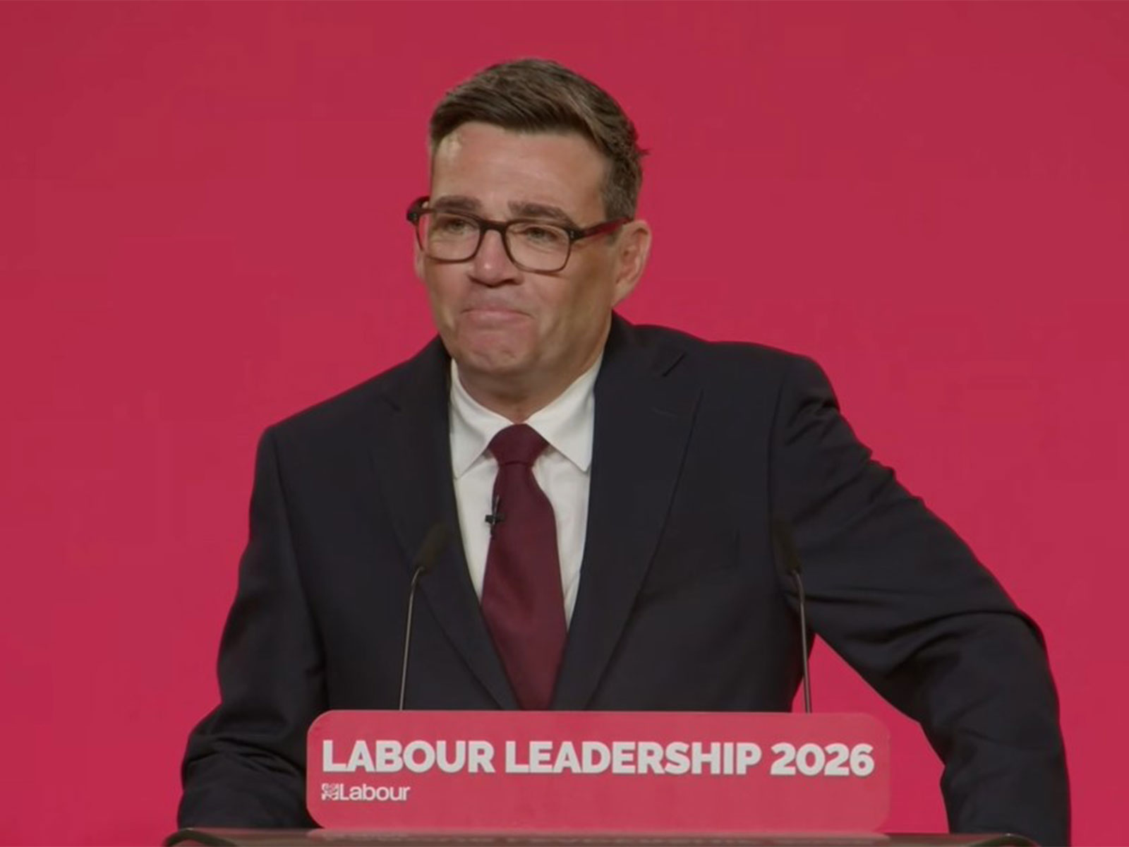 Newly elected Labour Party leader Andy Burnham (Photo/Youtube/Labour Party)