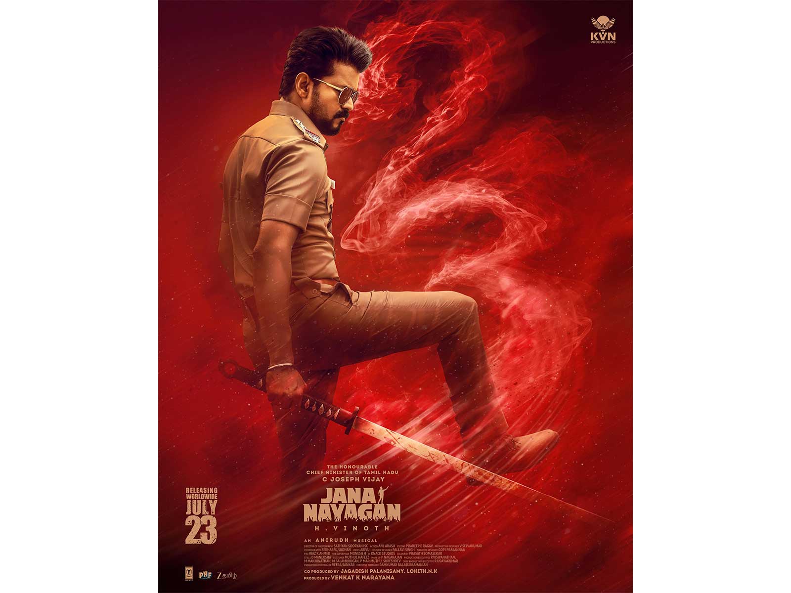 'Jana Nayagan' starring C Joseph Vijay (Photo/Instagram@actorvijay)