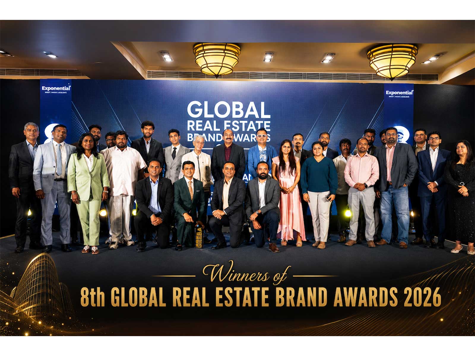 Winners celebrate at the 8th Global Real Estate Brand Awards 2026.