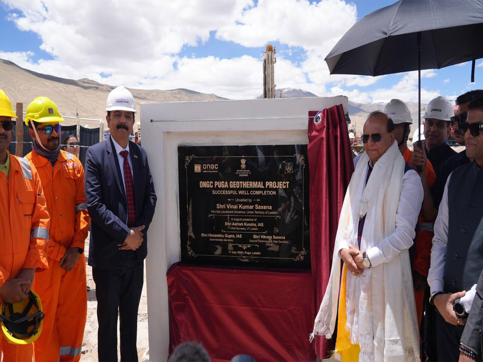 Ladakh LG VK Saxena at the event (Photo/Lieutenant Governor's Secretariat)