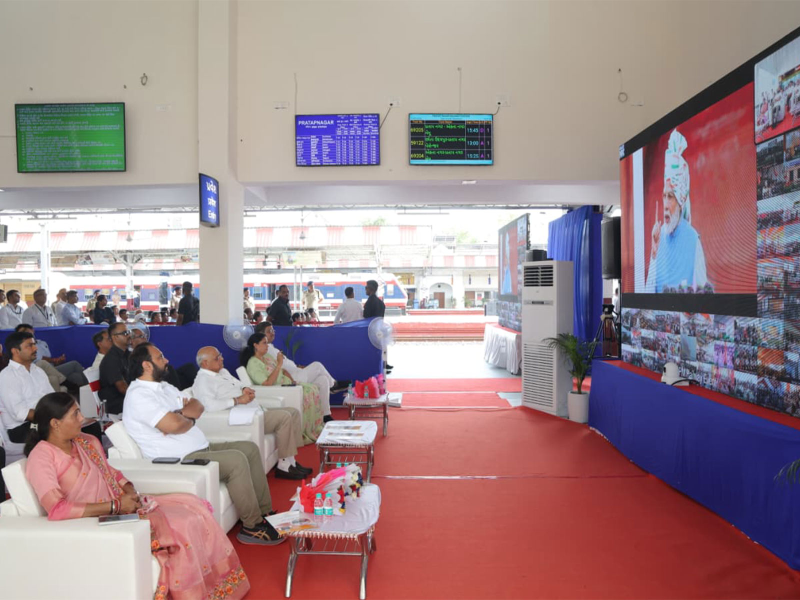 Gujarat Chief Minister Bhupendra Patel at the event (Photo/x/@CMOGuj)