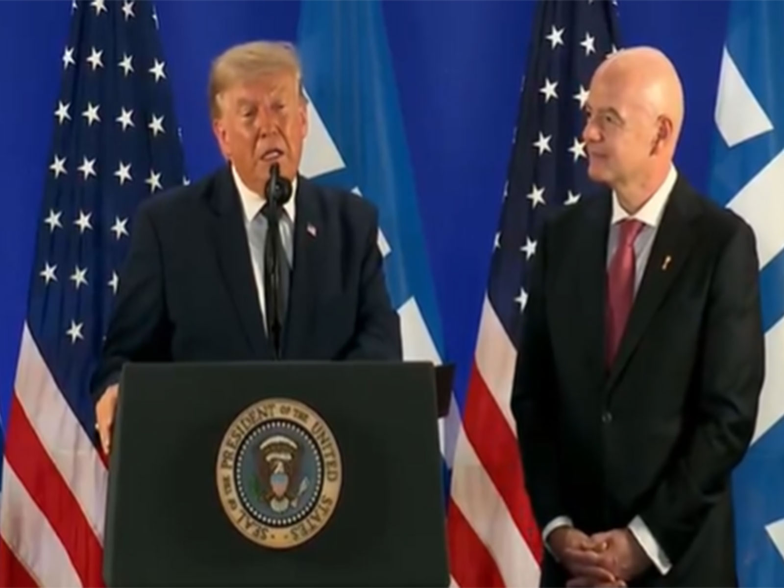 US President Donald Trump (left) (Photo: YouTube/@TheWhiteHouse)