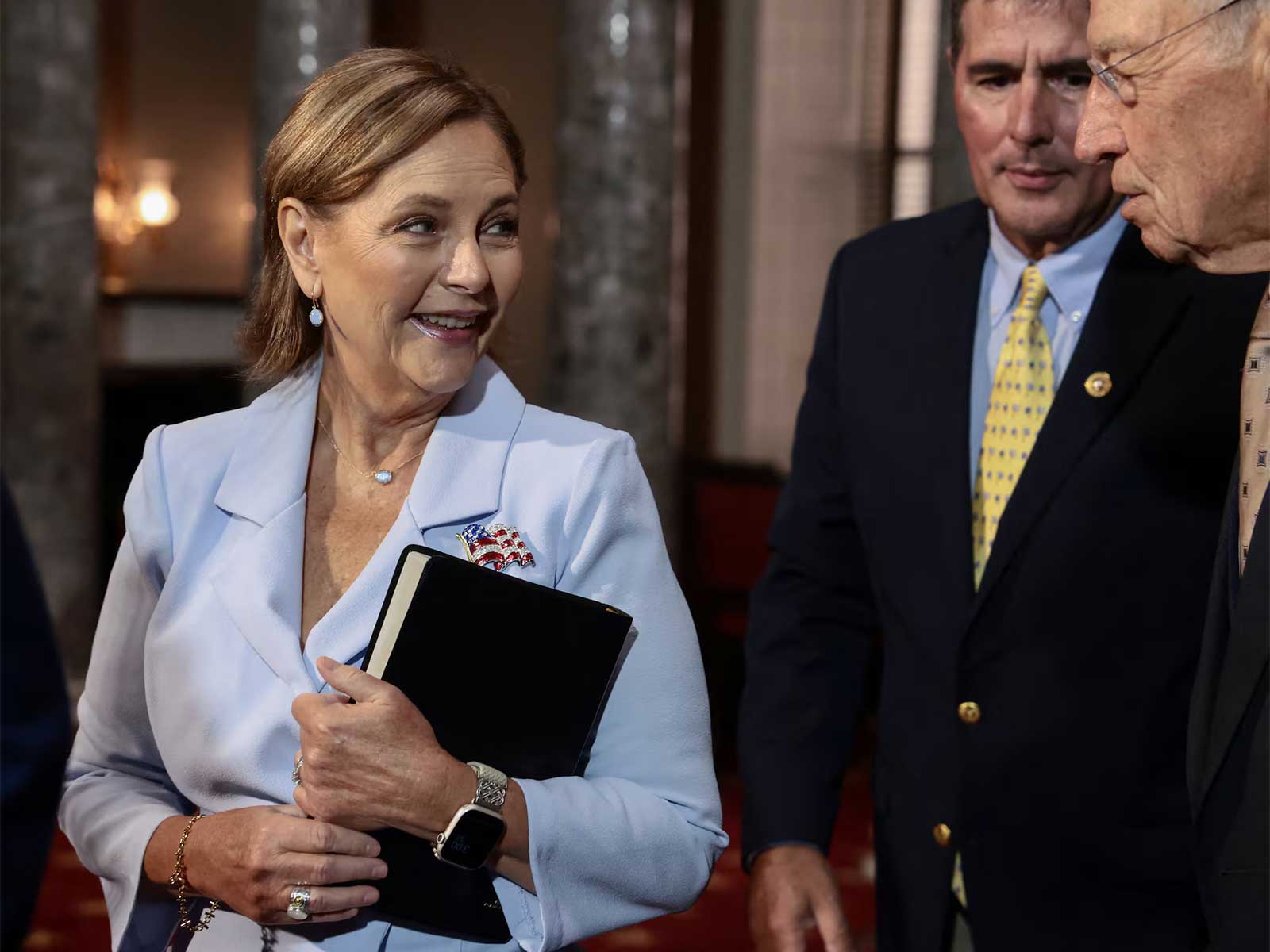 US Senator Darline Graham Nordone of South Carolina, sister of the late Senator Lindsey Graham. (Photo/Reuters)
