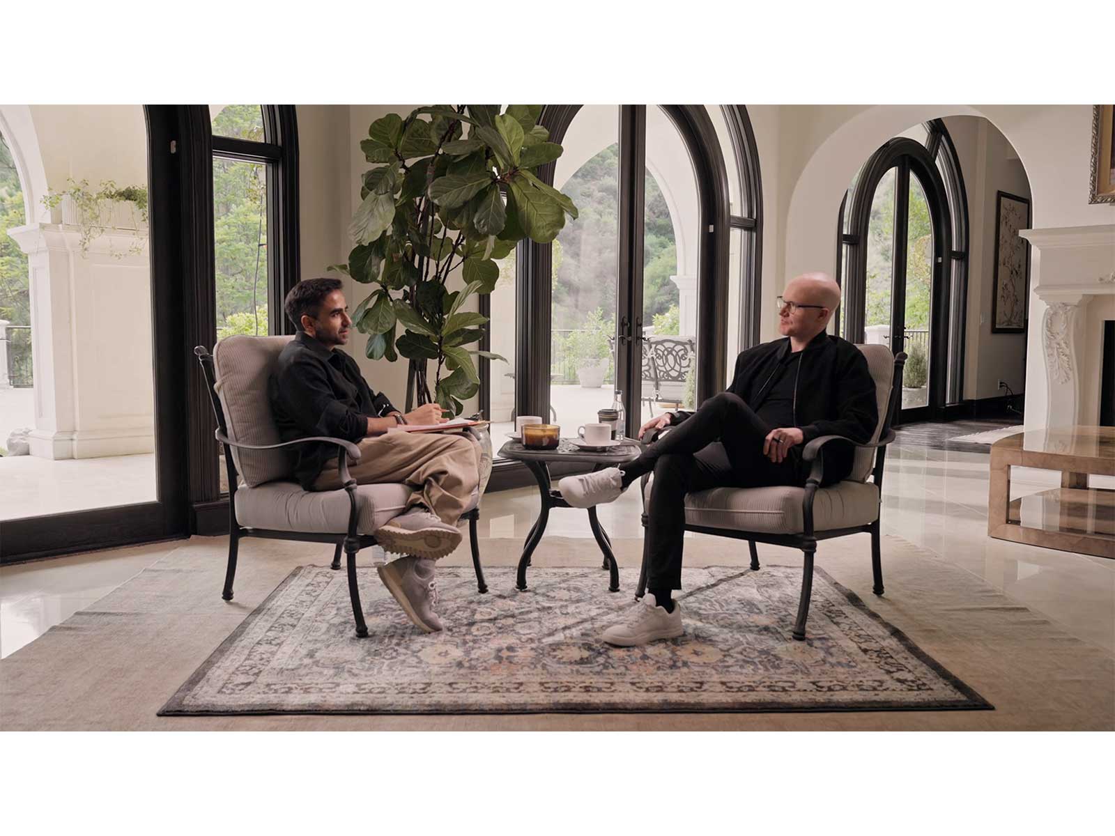 Brian Armstrong in podcast chat with Nikhil Kamath