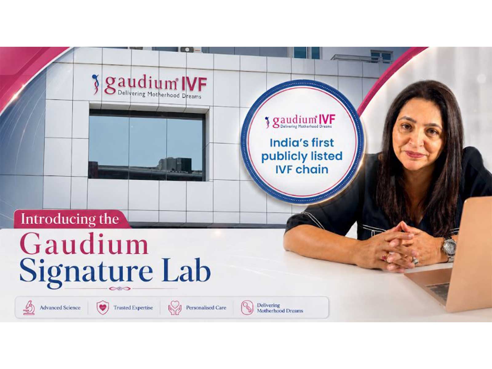India's first listed IVF chain, Gaudium IVF, unveils its AI-powered Signature Lab, kicking off its planned 19-centre expansion