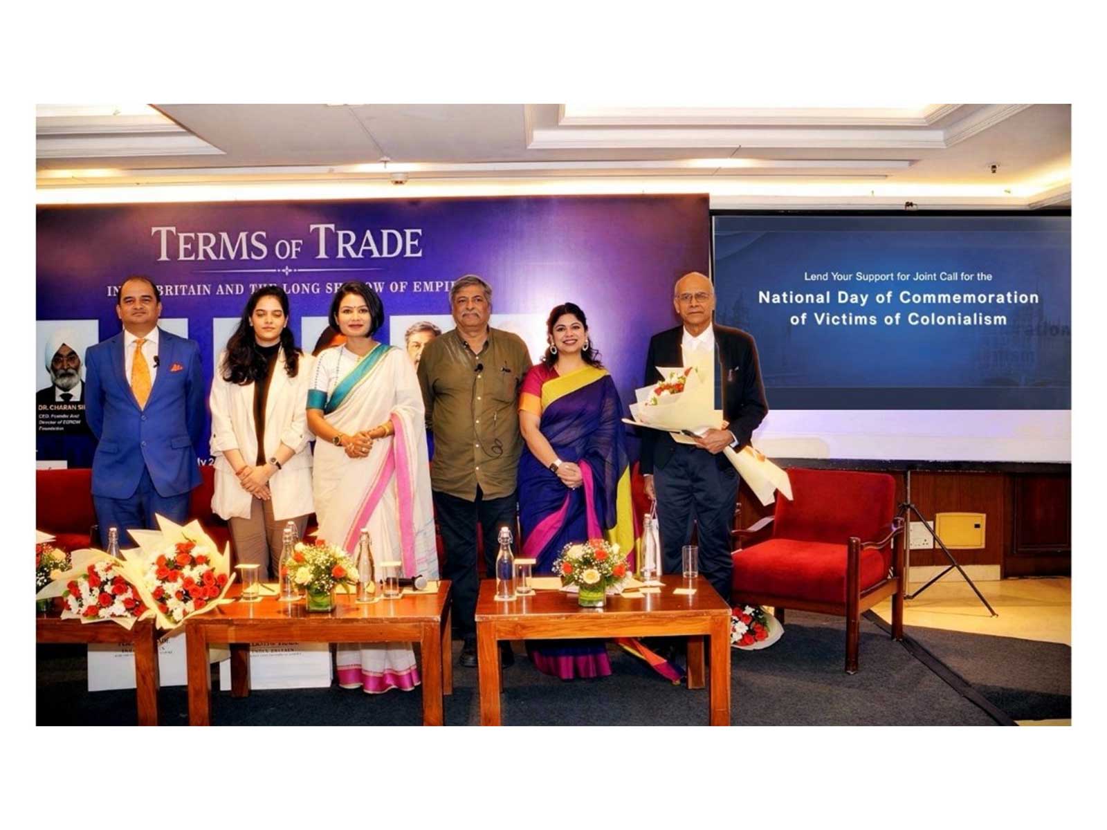 L To R - PK Basu, Chandini Jaswal, Moderator, Prof Prabhu Mohapatra, Divya Bhatia and Colin Gonsalves