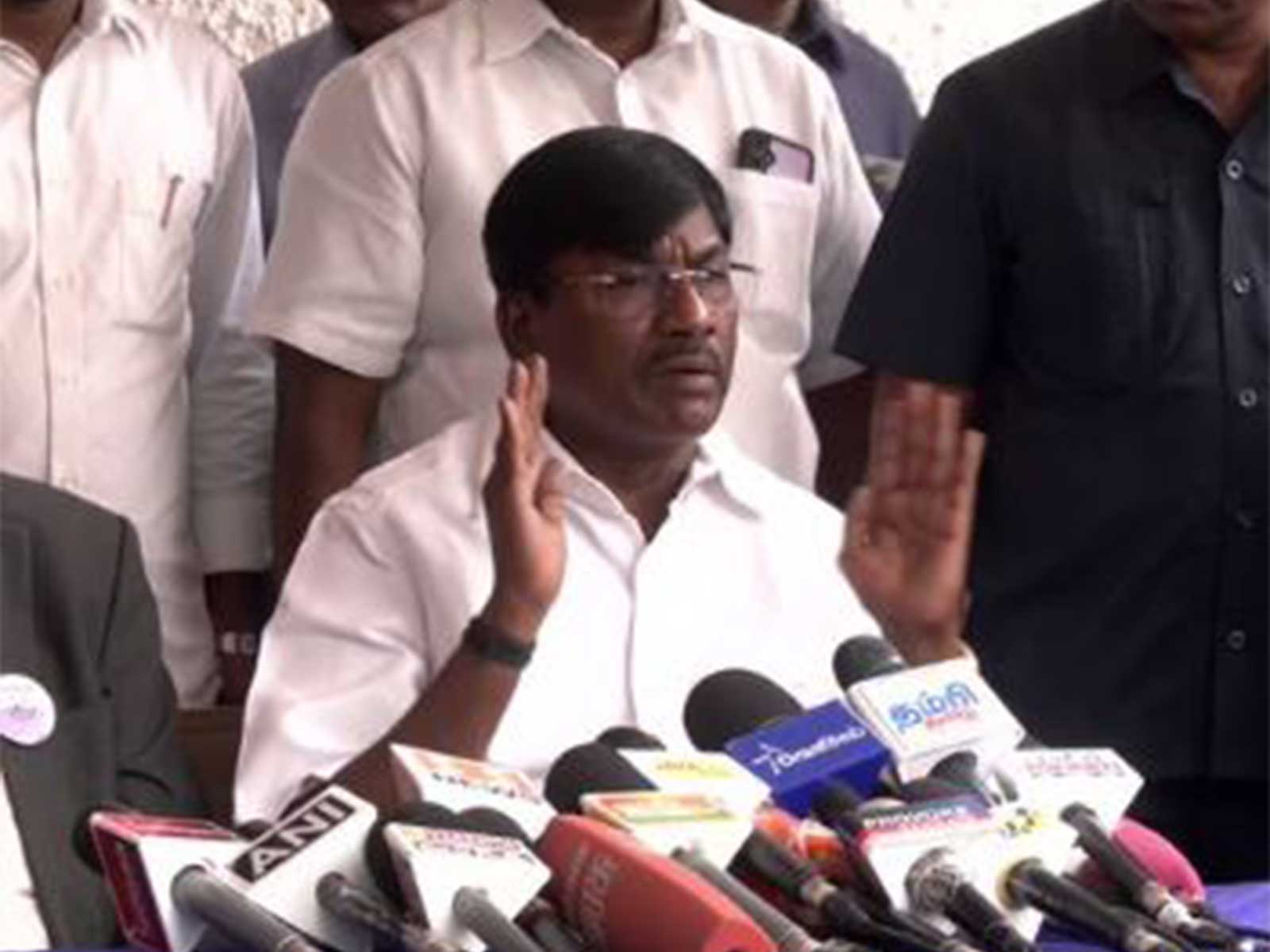 Tamil Nadu Higher Education Minister K Viswanathan (Photo/ANI)