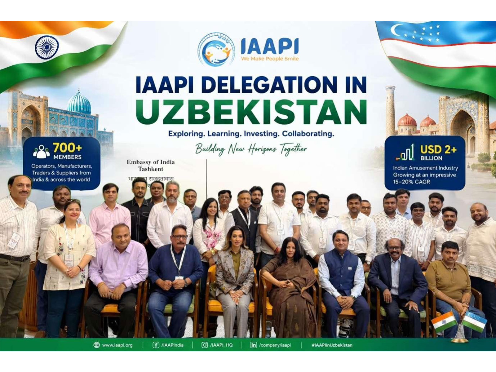 IAAPI's Educational Tour to Uzbekistan Opens New Horizons for Amusement Tourism