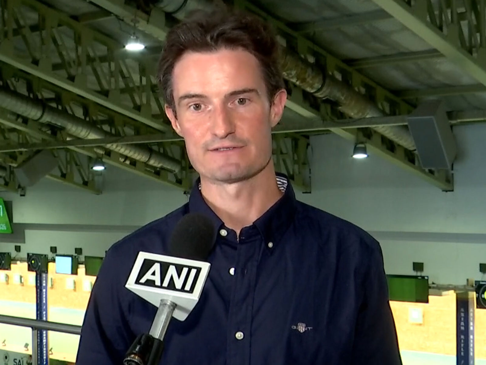 India's foreign coach for shotgun trap shooting, Peter Wilson. (Photo: ANI)