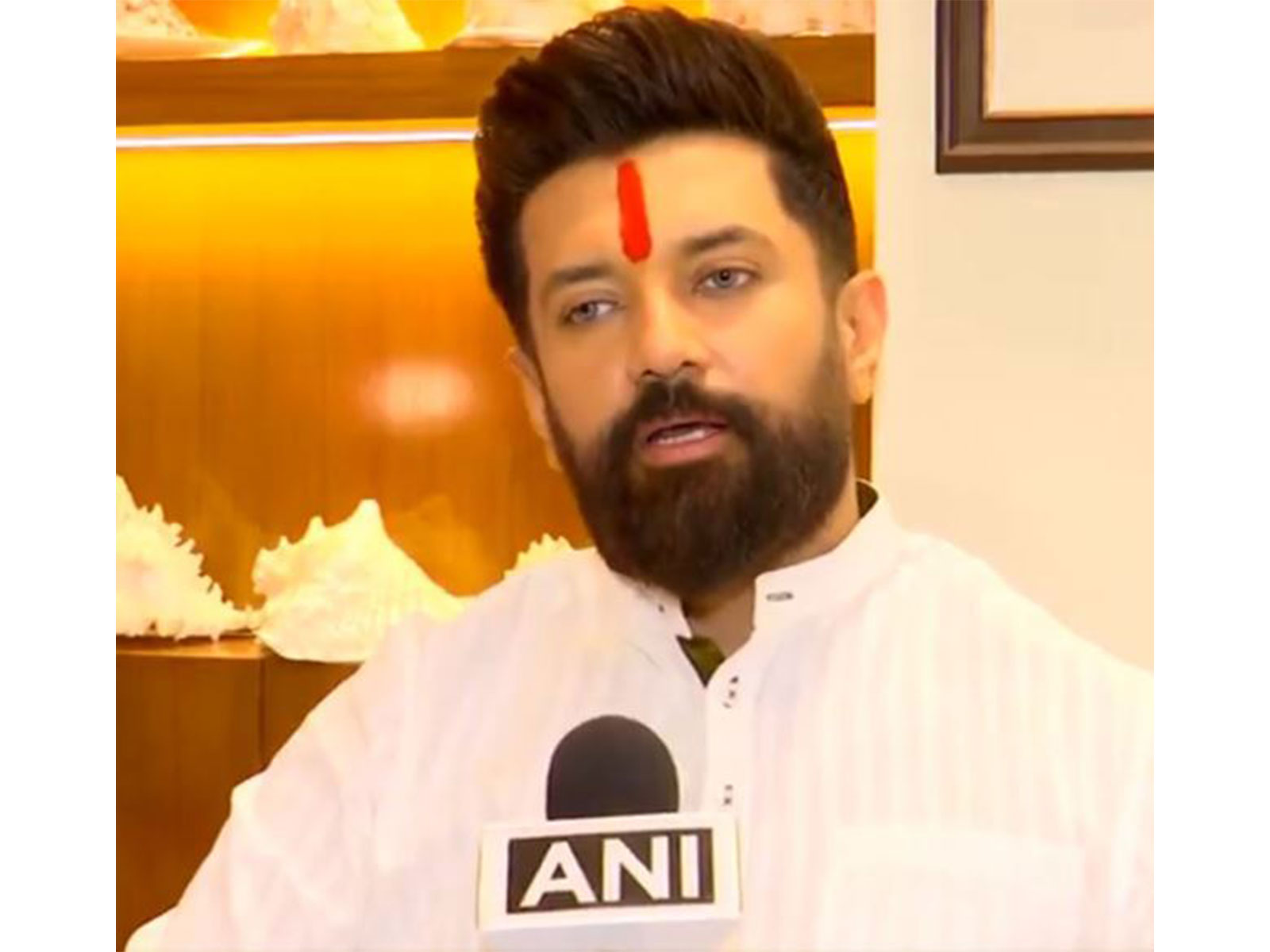 Union Minister and LJP(R) National President Chirag Paswan (Photo/ANI)