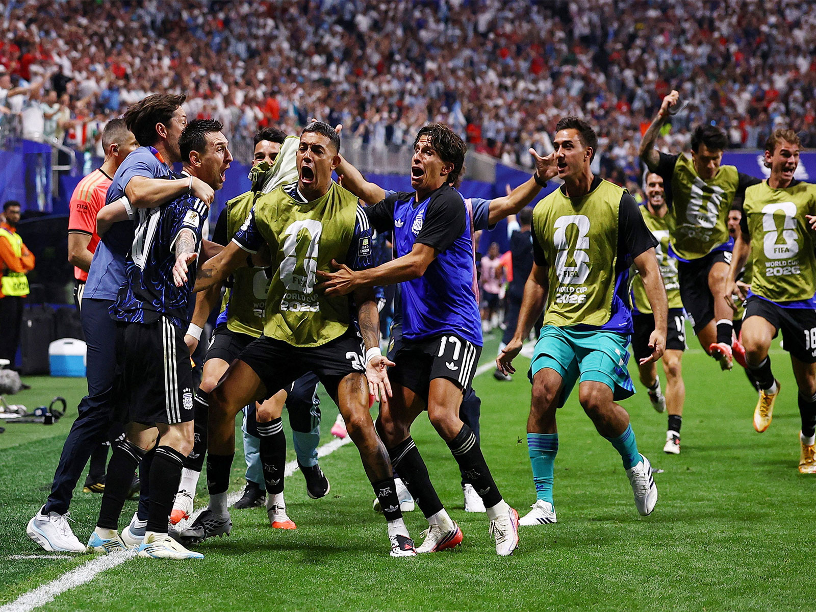 Argentina players celebrating (Photo: Reuters)