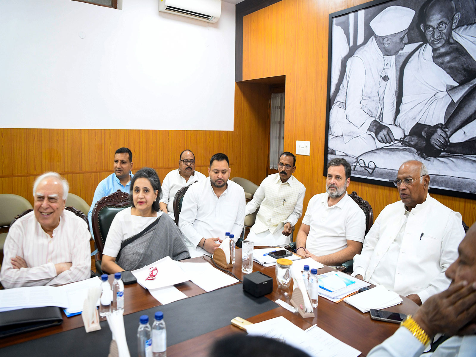 Visual from INDIA bloc meeting in April (File photo/ANI)