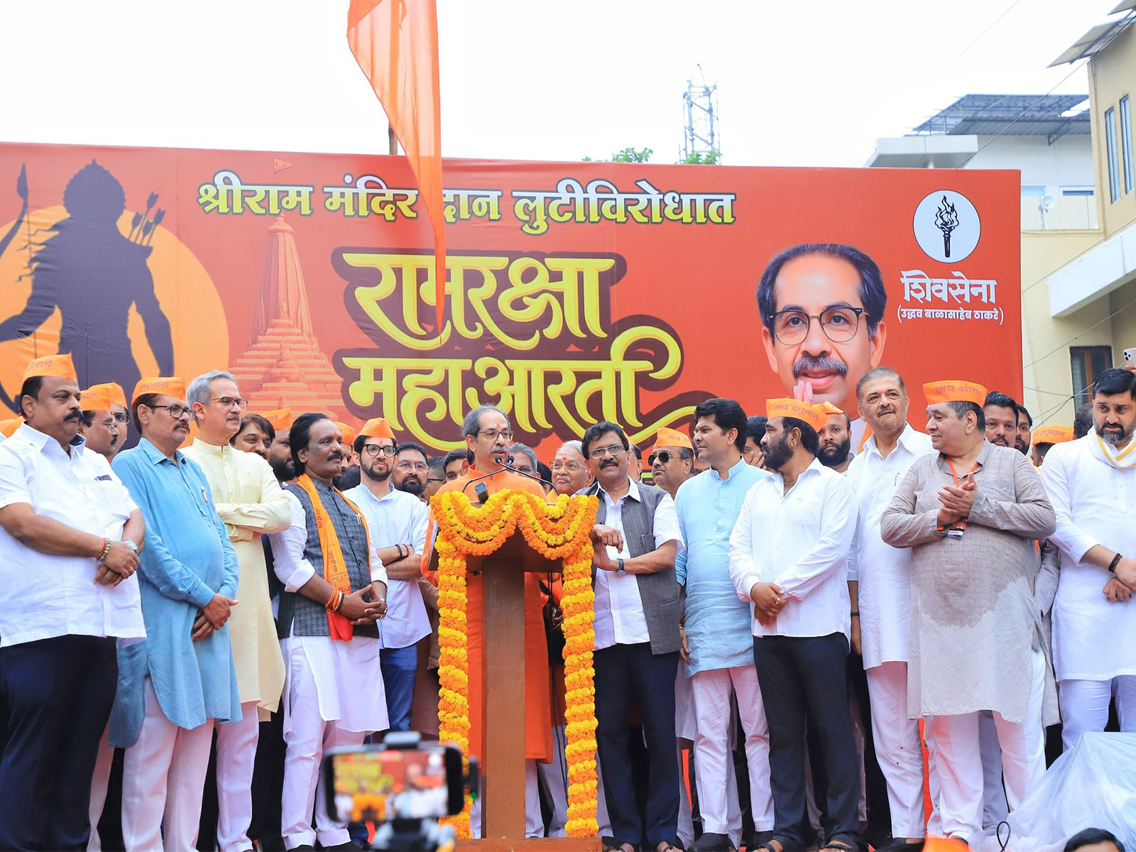 Shiv Sena (UBT) chief Uddhav Thackeray addresses gathering in Nagpur (Photo/@AUThackeray)
