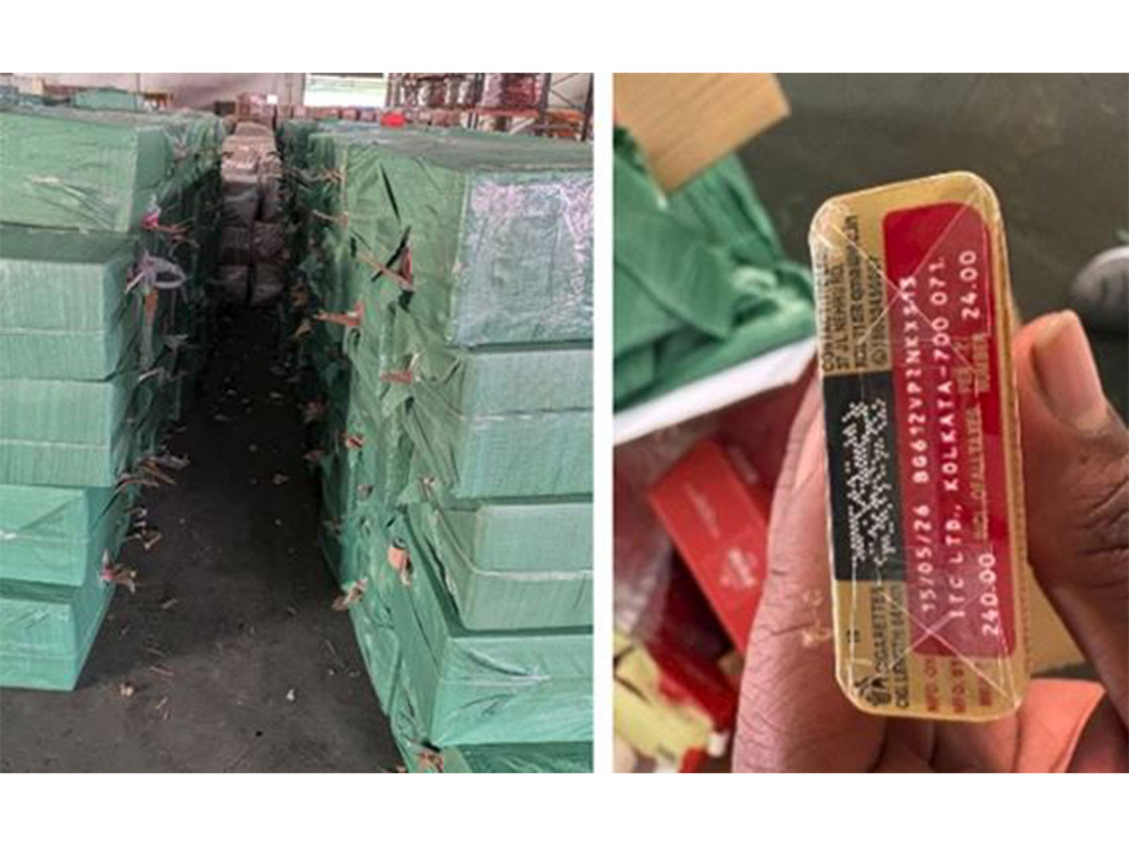Seized material by DRI (Photo/Ministry of Finance)