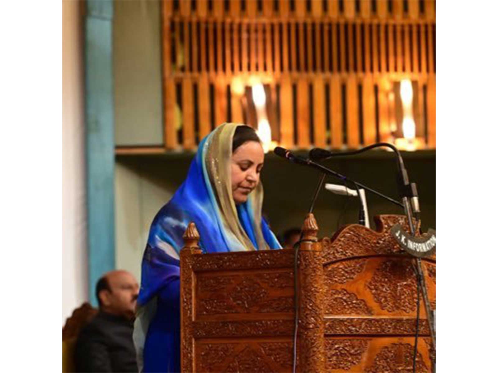 Jammu and Kashmir Minister Sakeena Itoo (Photo/X/@sakinaitoo)