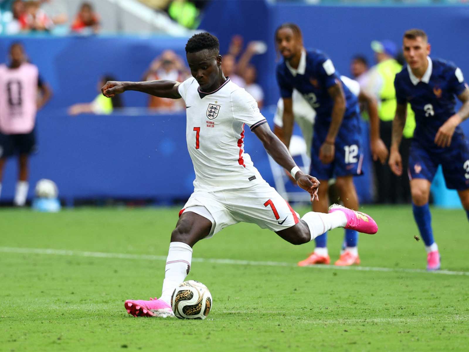 England's Bukayo Saka. (Photo: IMAGN IMAGES via Reuters)