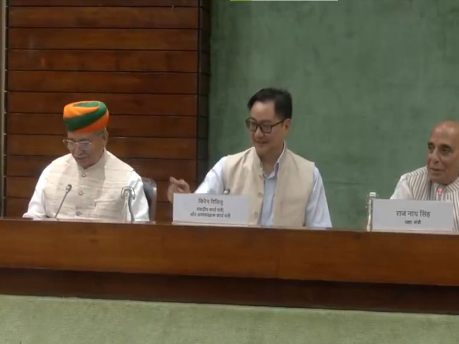 Visuals form all-party meeting (Photo/ANI)