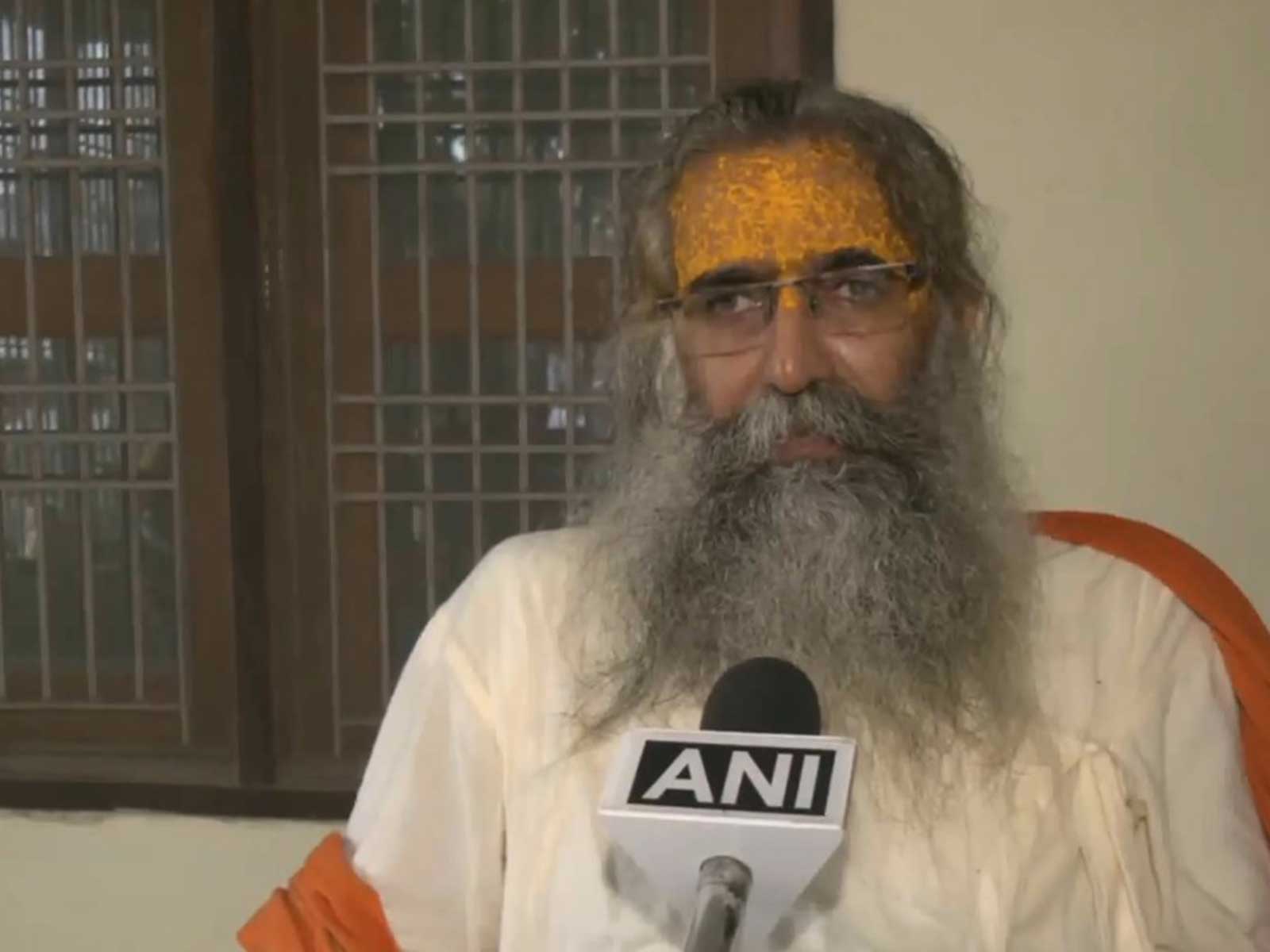 Shri Ram Janmabhoomi Teerth Kshetra Trust member Mahant Dinendra Das Maharaj (Photo/ANI)