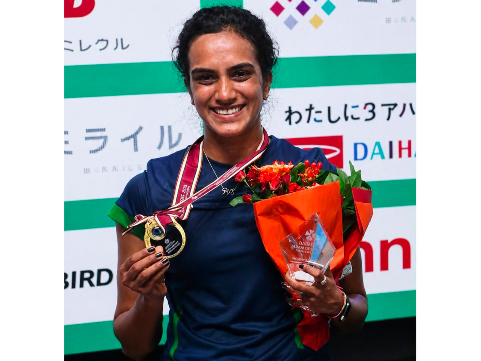 Indian shuttler PV Sindhu. (Photo: X/ @rajnathsingh)