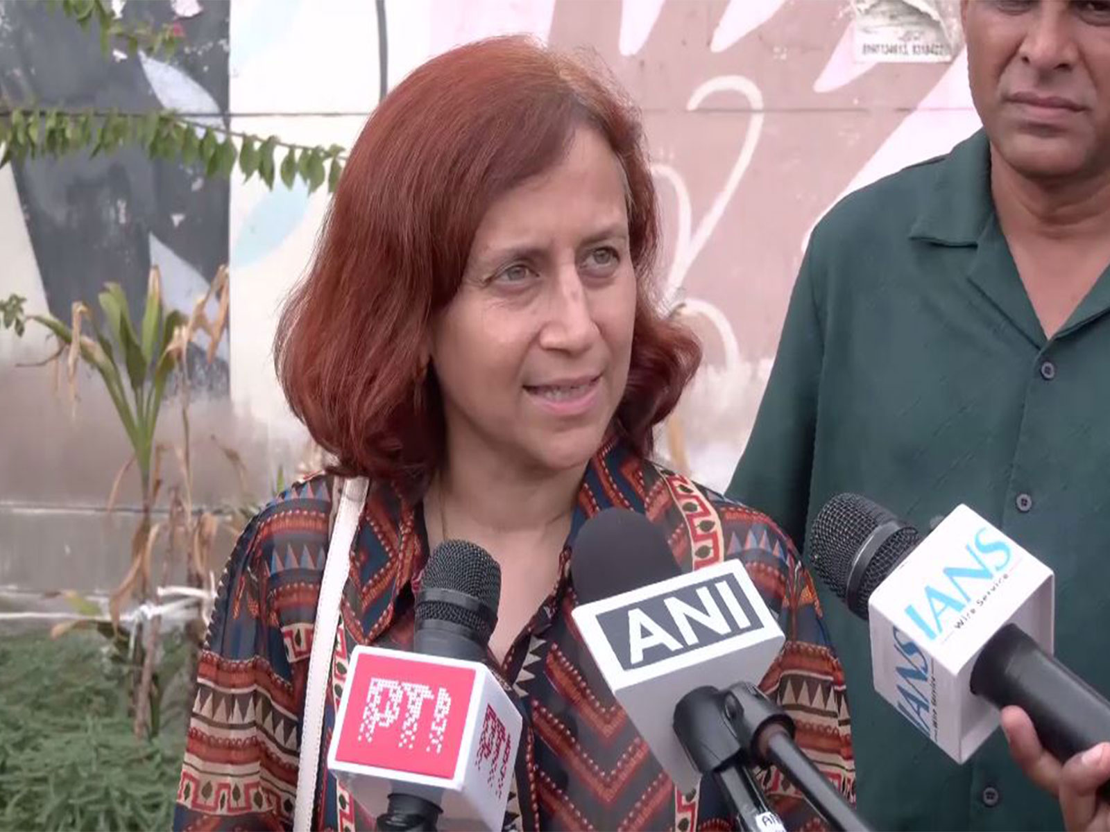 Activist Sonam Wangchuk's wife, Gitanjali Angmo (Photo/ANI)