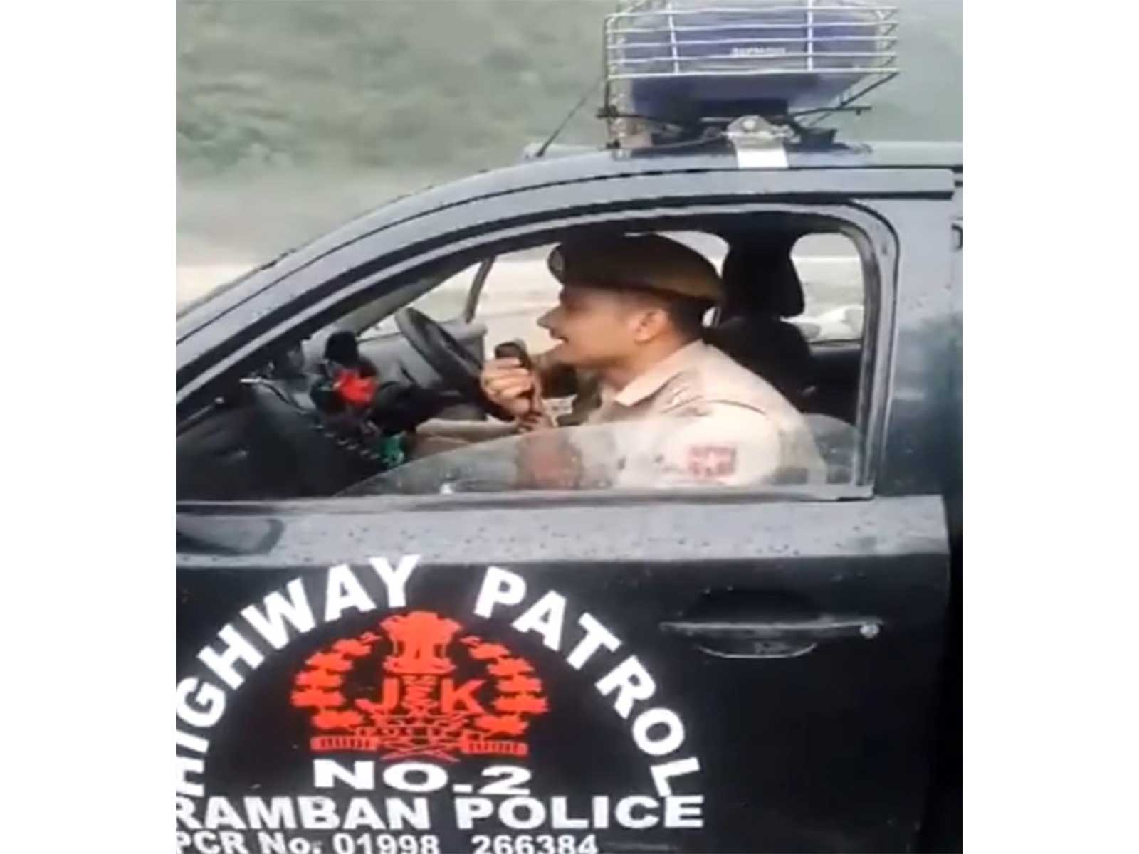 Ramban Police urge public to avoid Chenab Rivers banks in rain-hit Jammu and Kashmir. (Photo/Ramban Police)