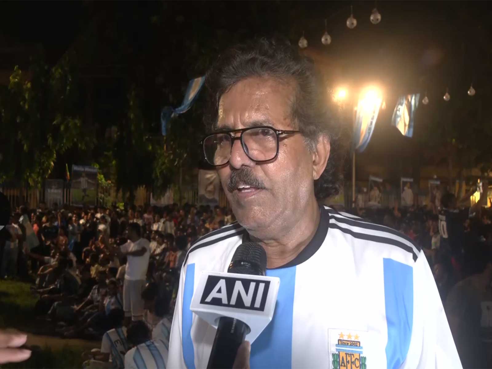 Uttam Saha,  Founder-Secretary of the Argentina Football Fan Club (Photo: ANI)