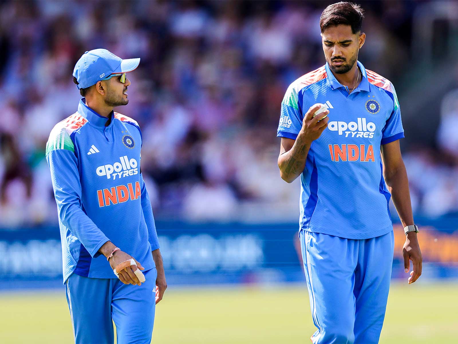 Shubman Gill (left) and Gurnoor Brar (right) (Photo: ANI)