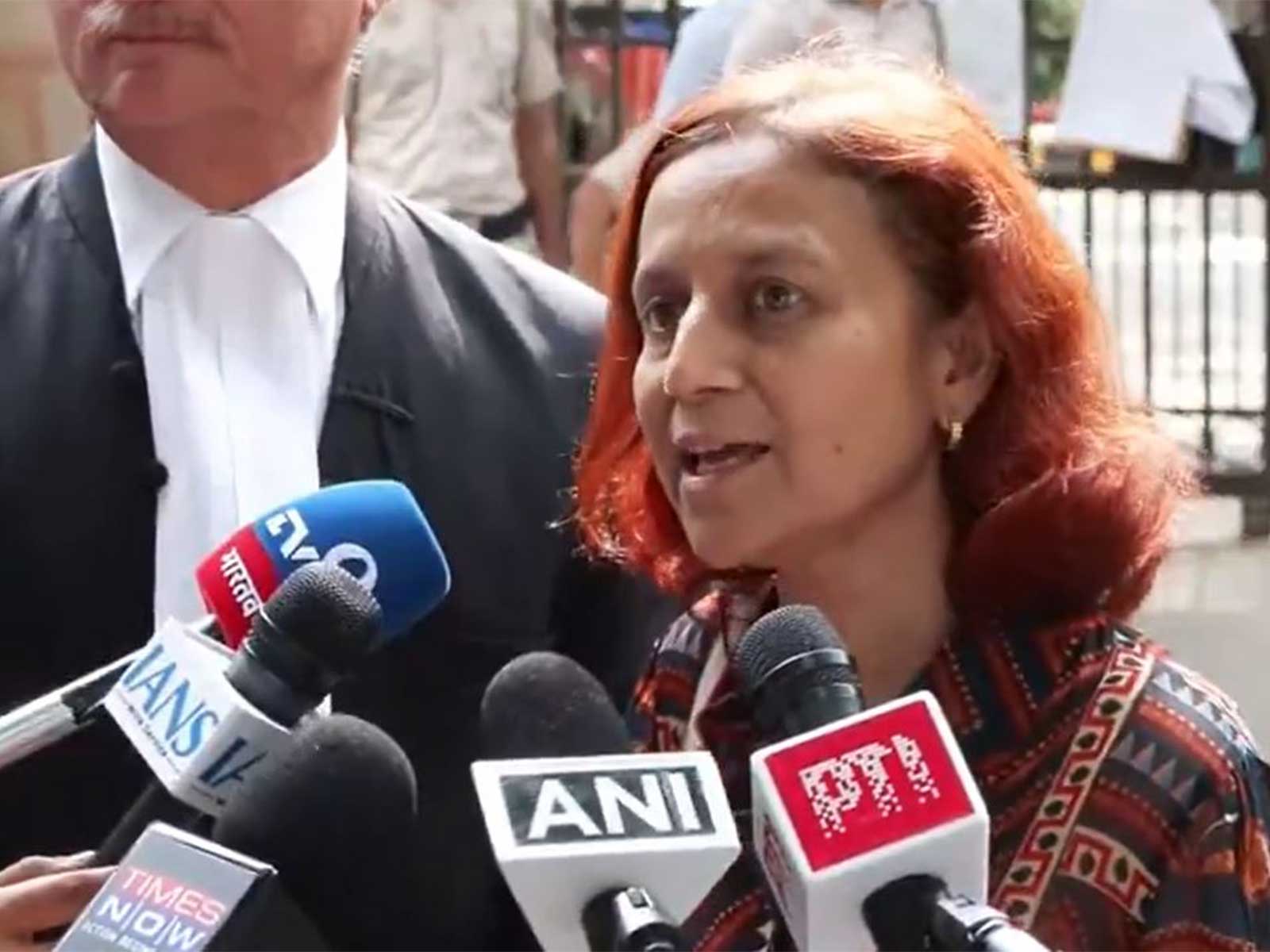 Activist Sonam Wangchuk's wife Gitanjali Angmo (File Photo/ANI)