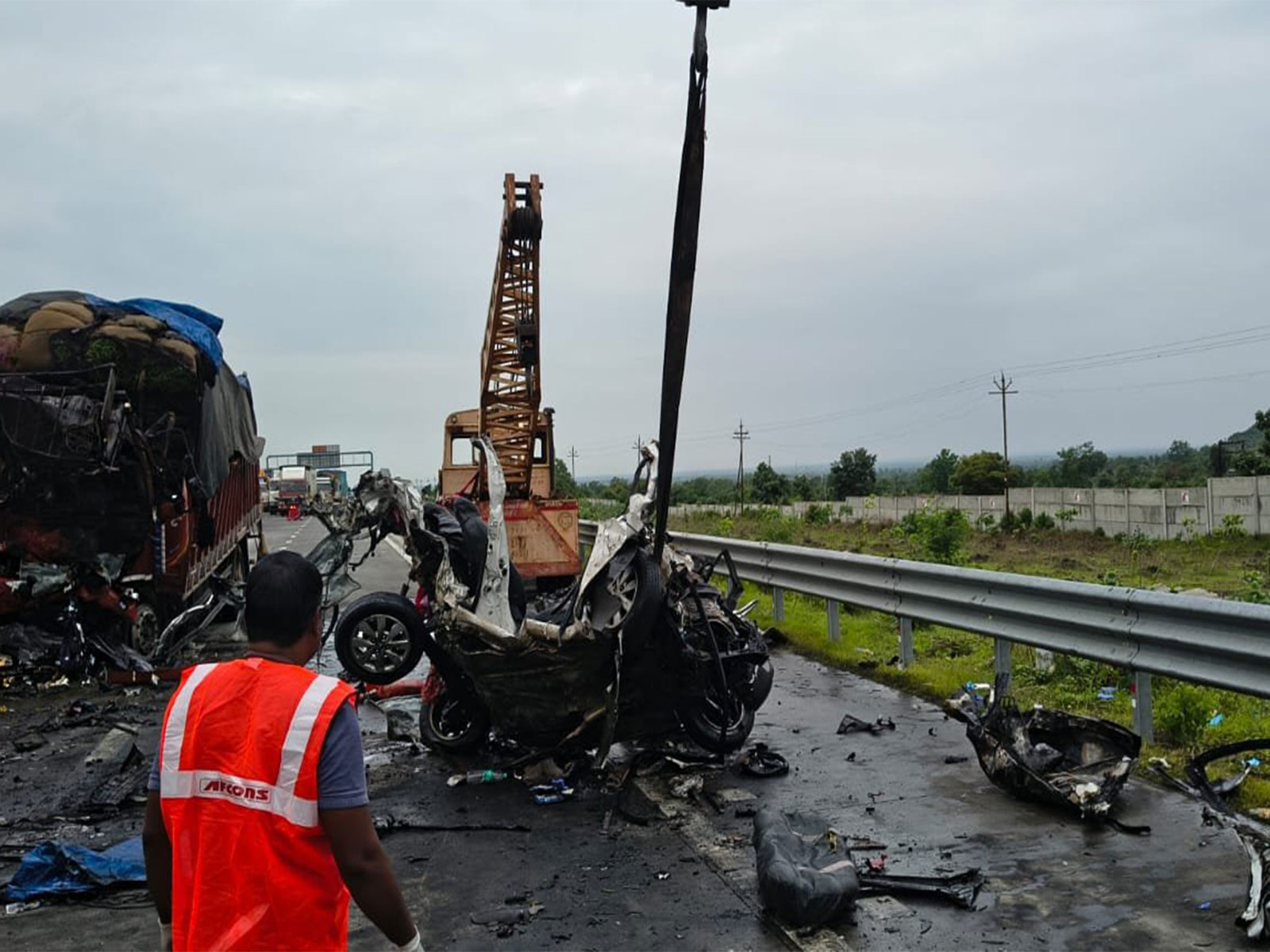 Visual from the incident spot (Photo/Police)
