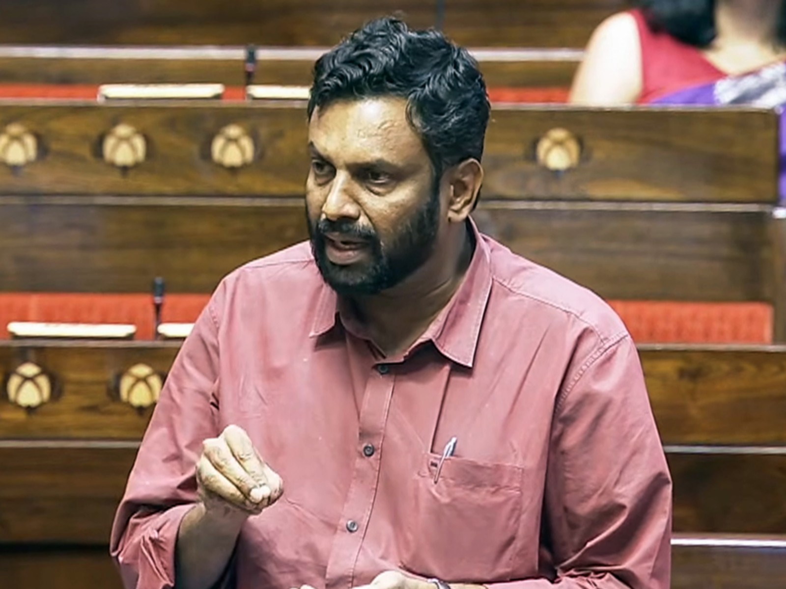 CPI Rajya Sabha MP P Sandosh Kumar (Photo/ANI)