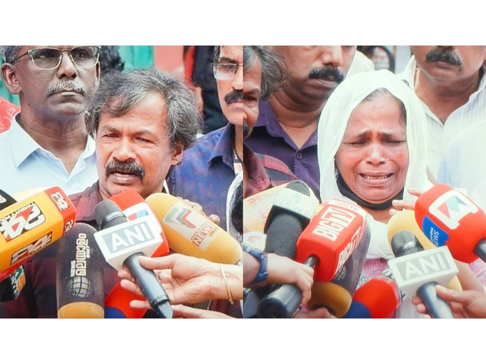 Parents of Nithin Raj (File Photo/ANI)