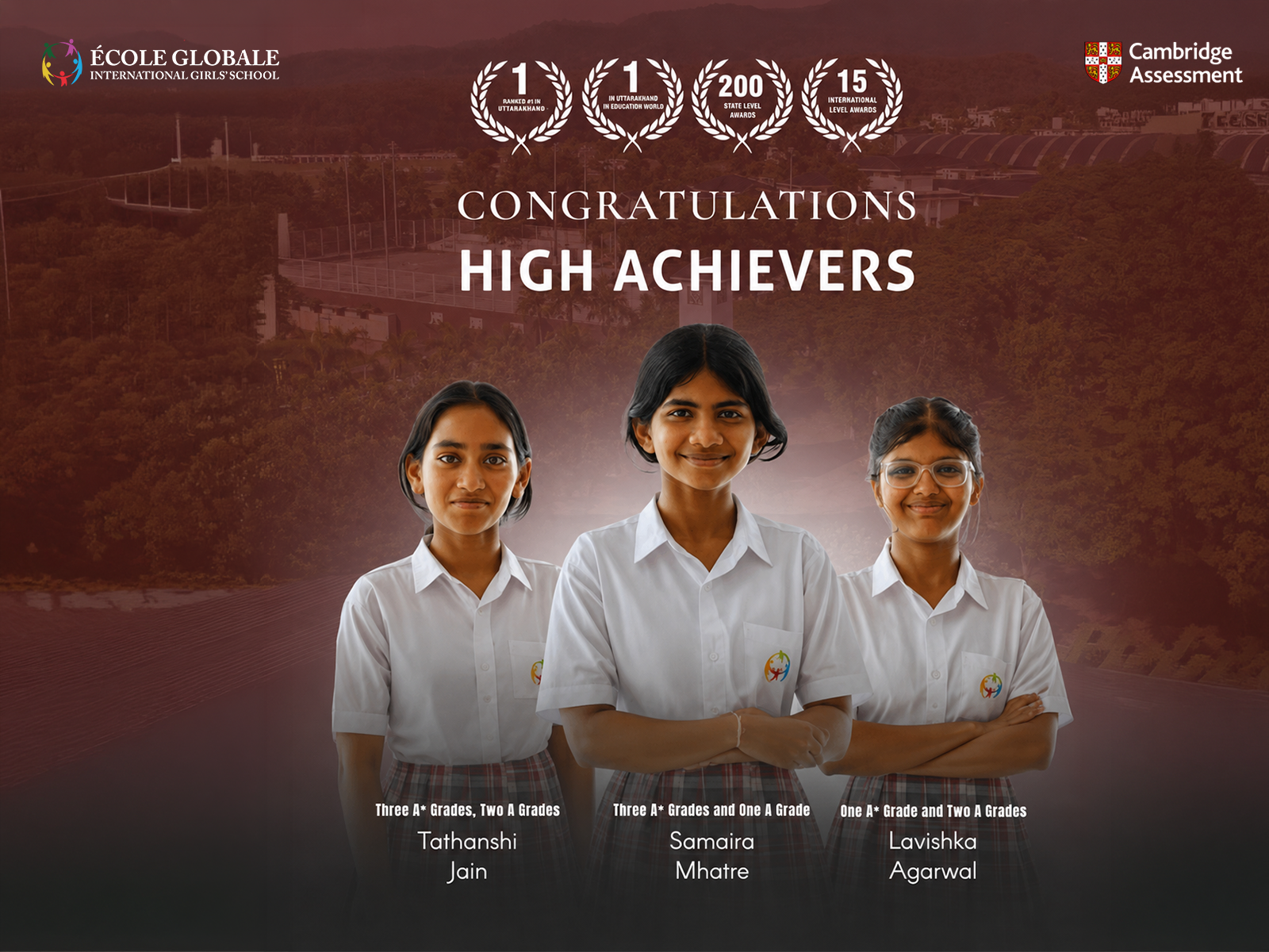 Ecole Globale honours its high achievers