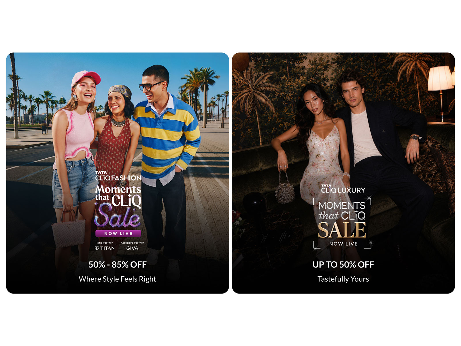 Tata CLiQ announces Moments that CLiQ Sale on Tata CLiQ Fashion and Tata CLiQ Luxury